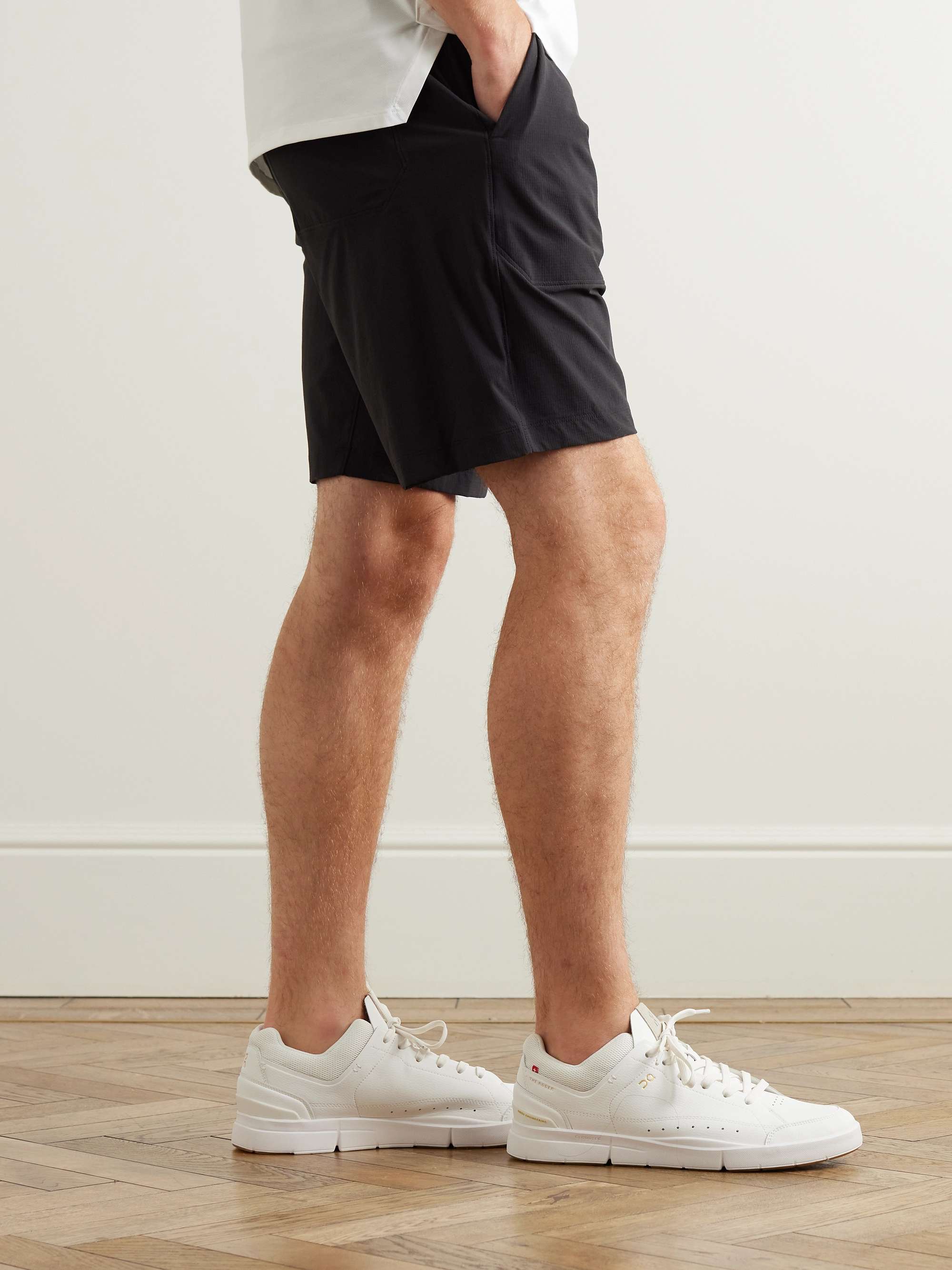 ON + Roger Federer The Roger Centre Court Vegan Leather and Mesh Tennis Sneakers