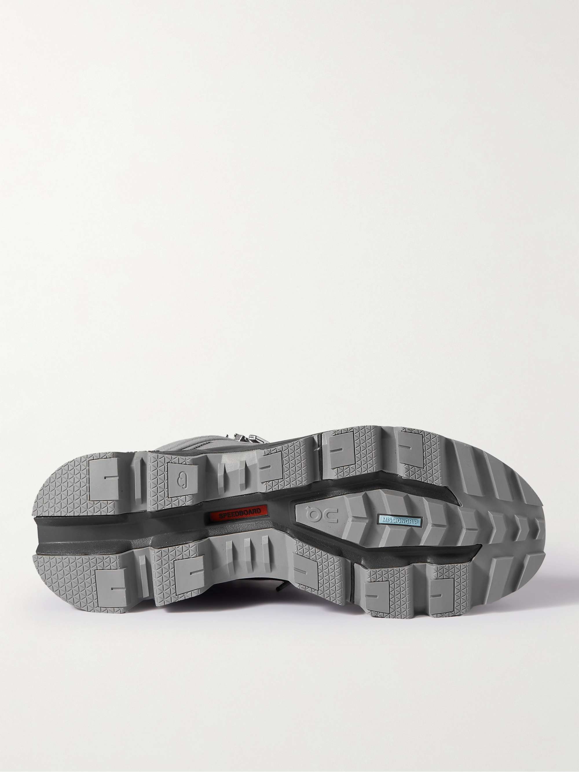 ON Cloudrock Waterproof Rubber-Trimmed Mesh Boots