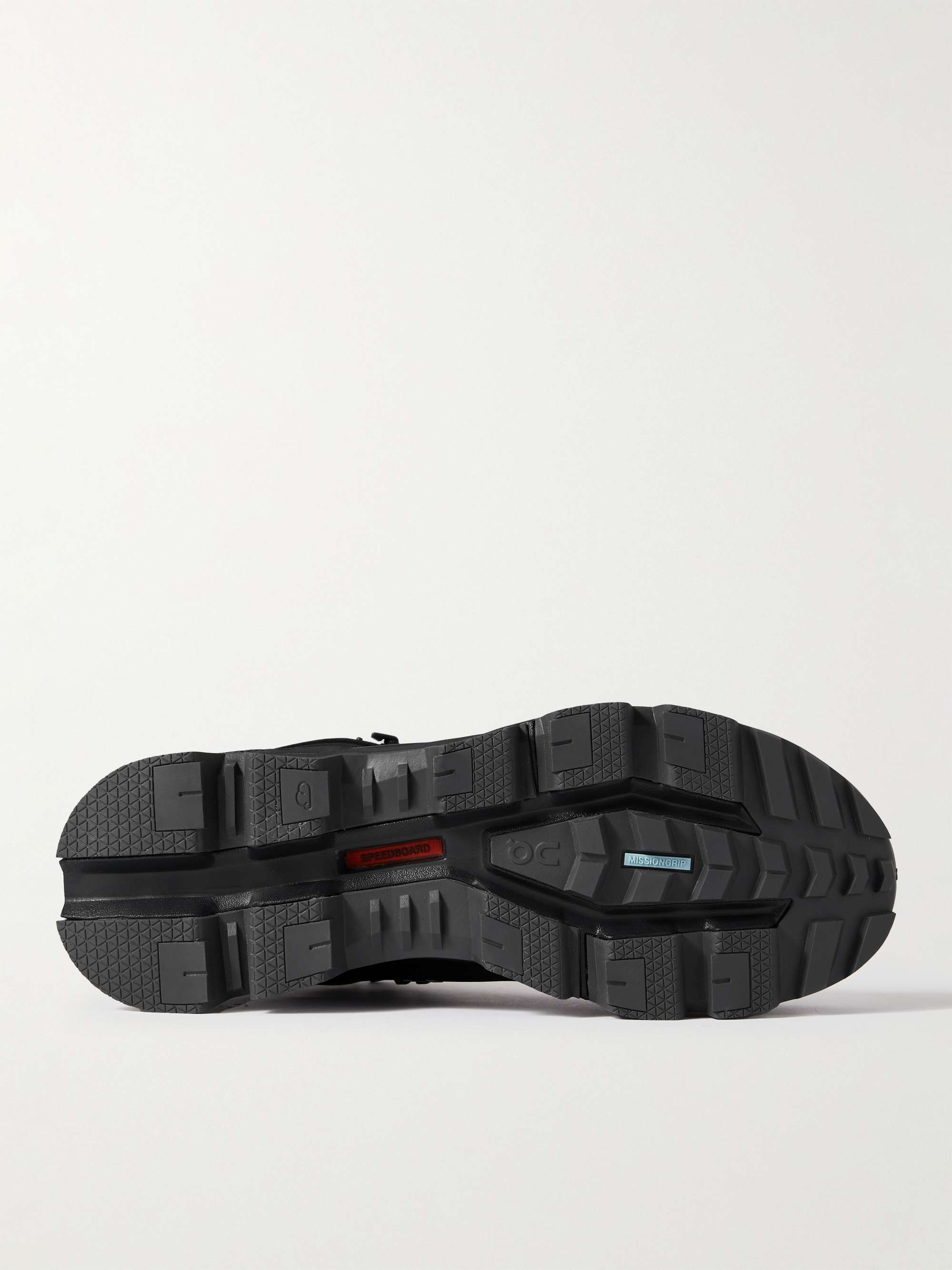 ON Cloudrock Waterproof Rubber-Trimmed Mesh Boots