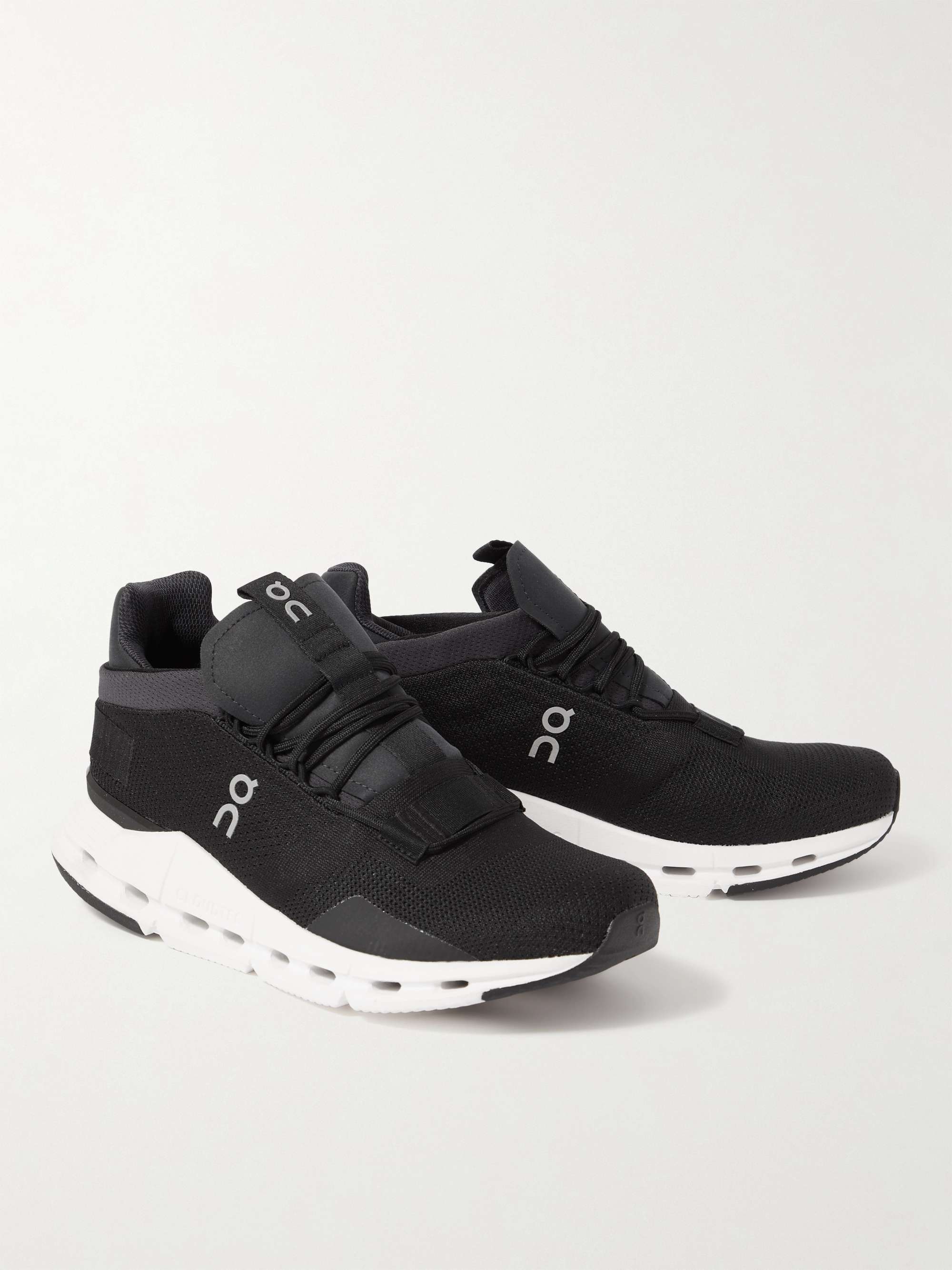 ON Cloudnova Mesh and Neoprene Running Sneakers