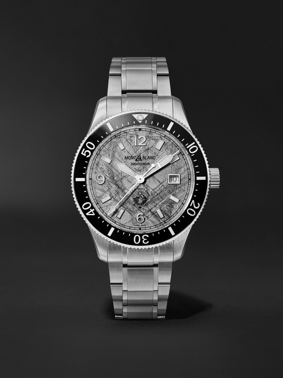 1858 Iced Sea Automatic Stainless Steel and Ceramic Watch, Ref. MB130793
