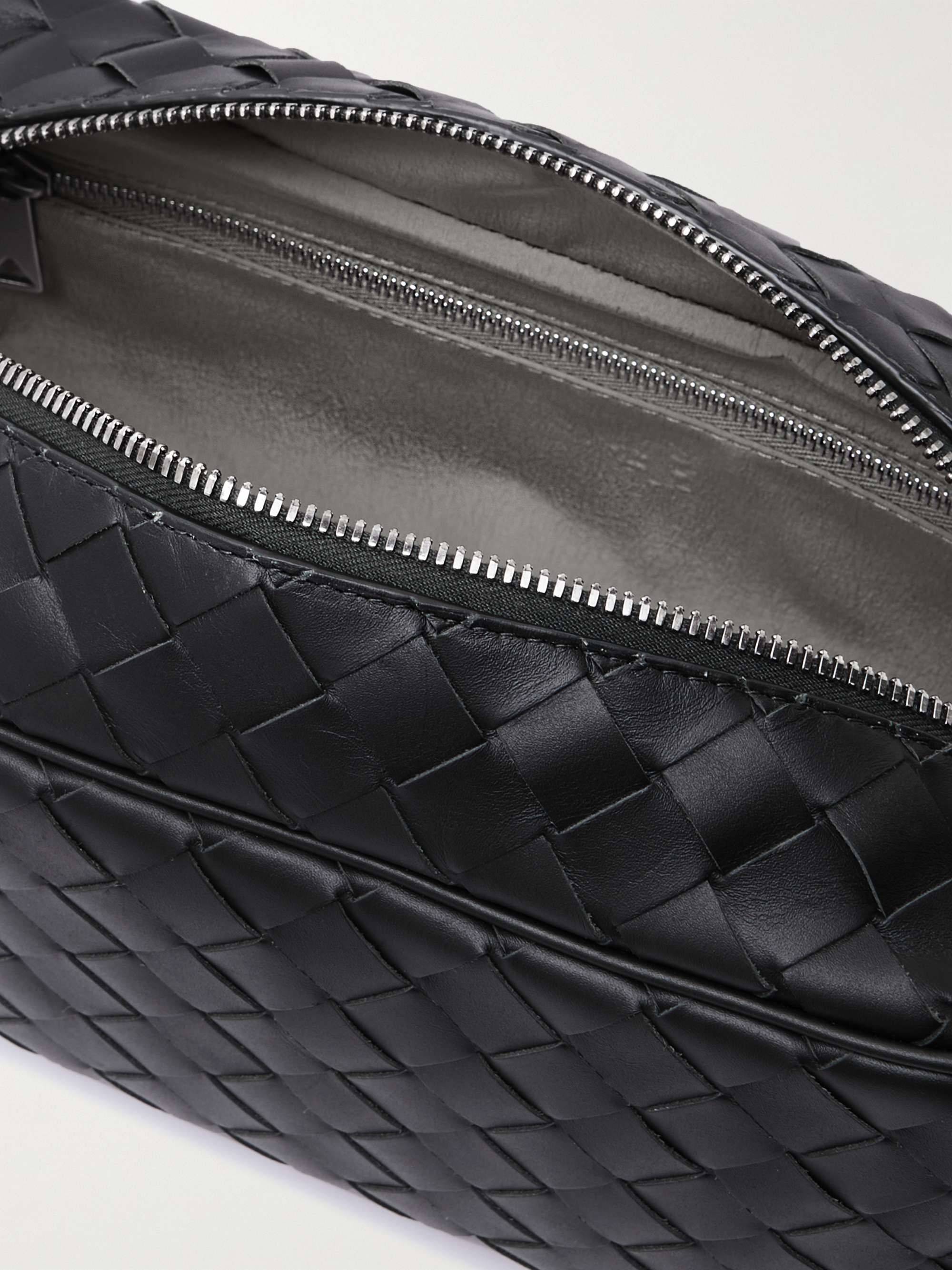 BOTTEGA VENETA Intrecciato Leather Pouch for Men | MR PORTER