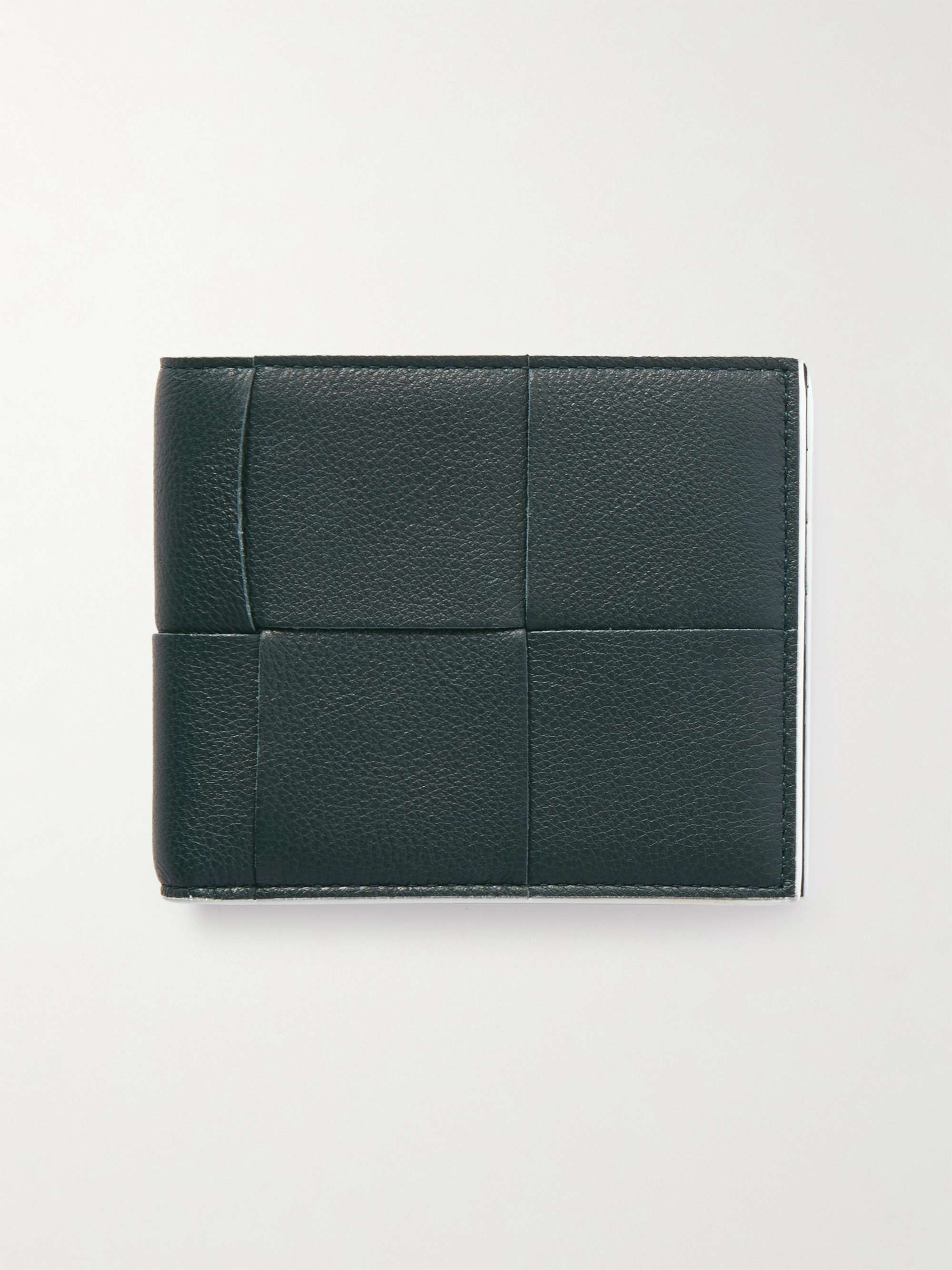 Bottega Veneta Leather Maxi Intrecciato Card Holder