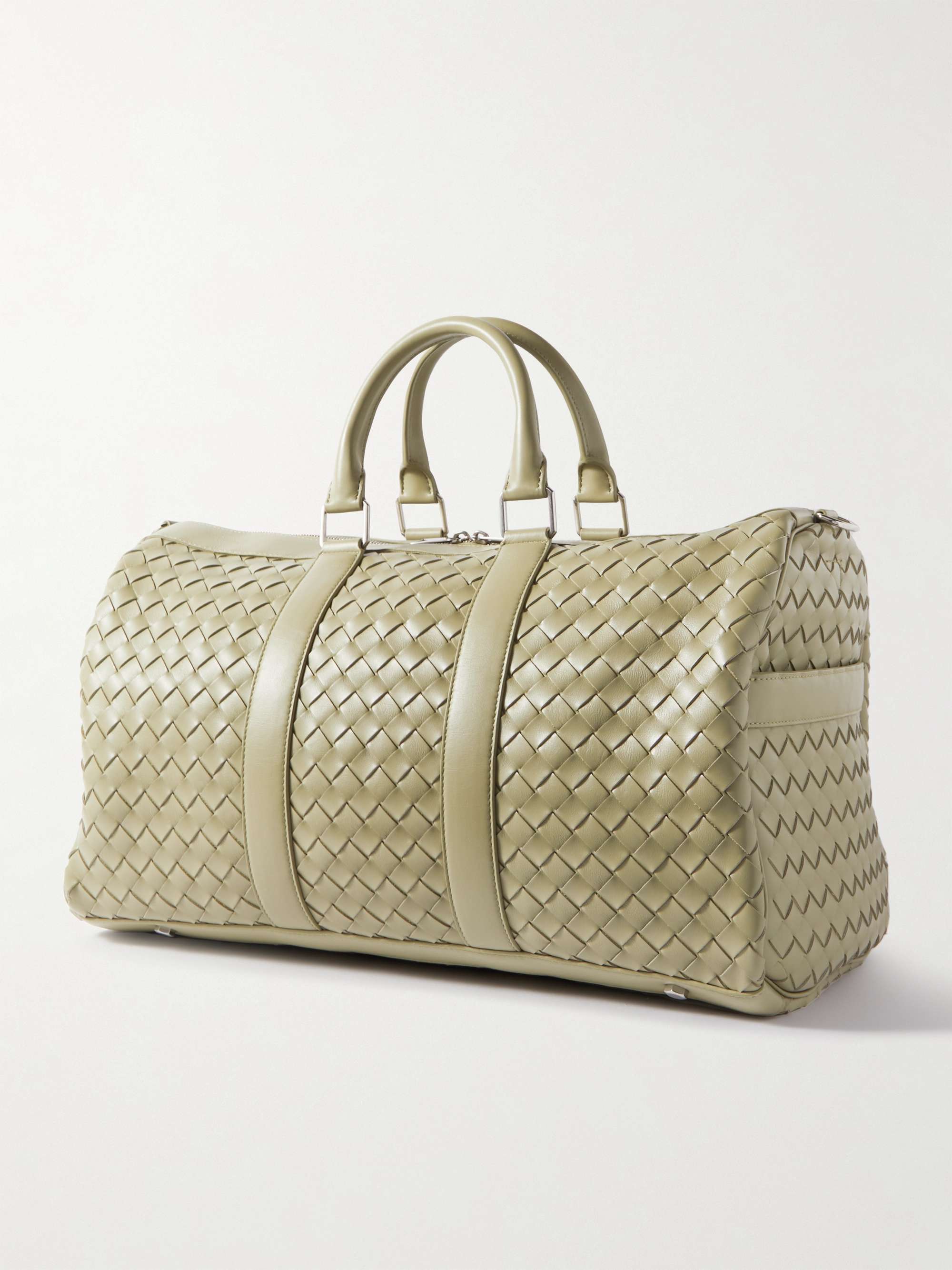 BOTTEGA VENETA Intrecciato Leather Duffle Bag