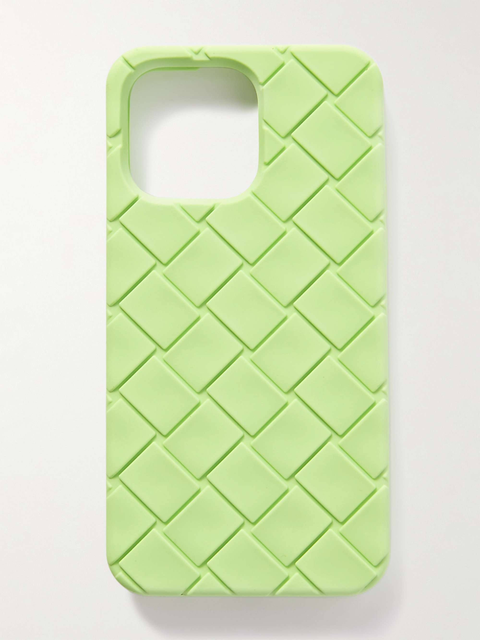 BOTTEGA VENETA Intrecciato Rubber iPhone 14 Pro Max Case for Men