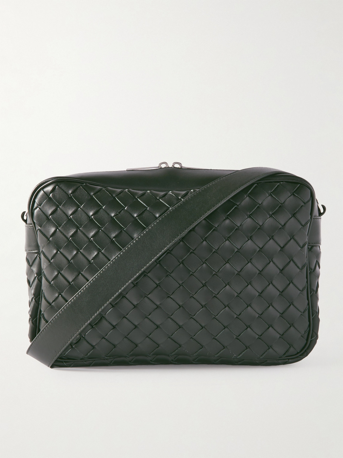 Bottega Veneta Intrecciato Leather Messenger Bag - Men