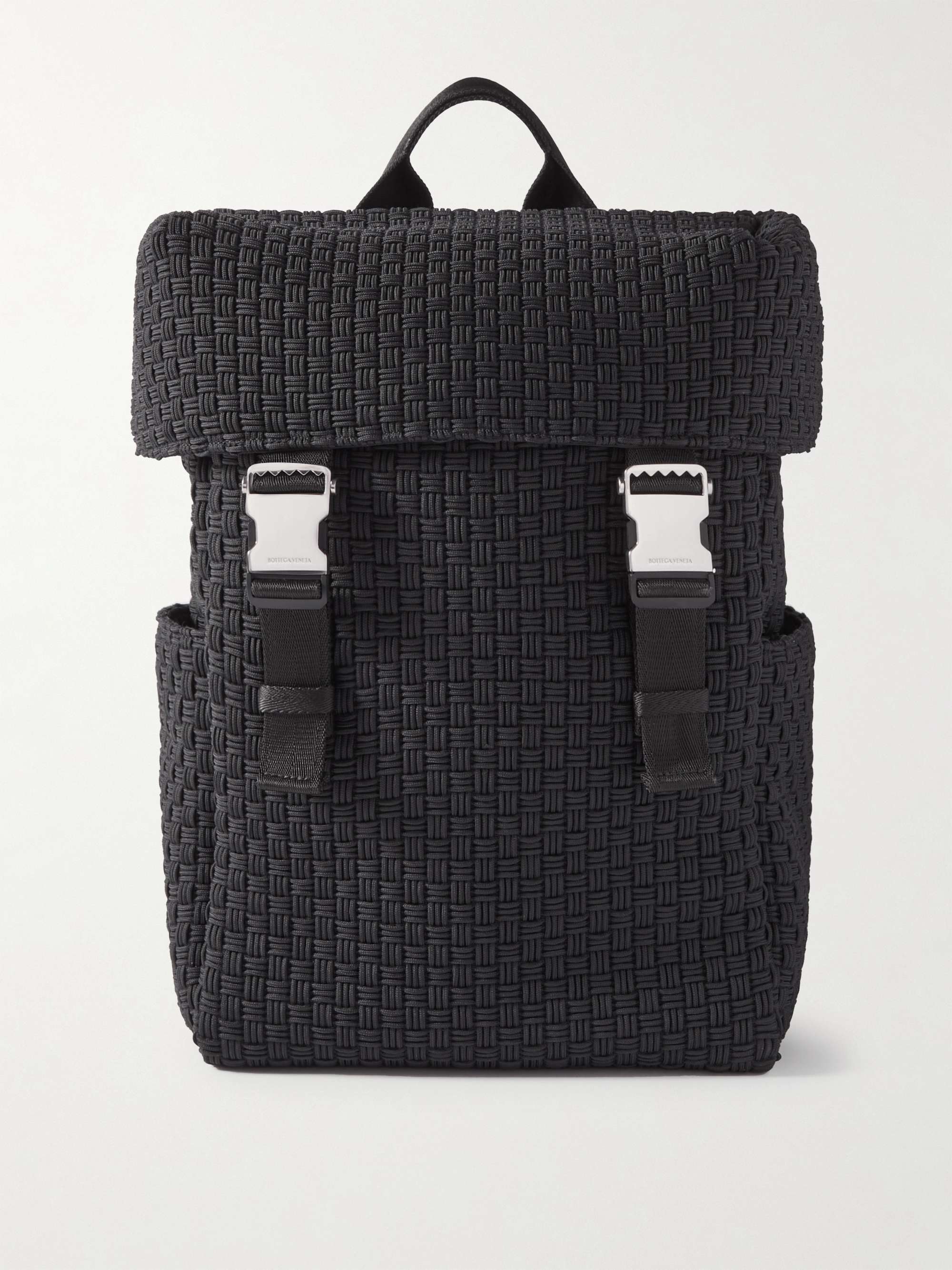 BOTTEGA VENETA Intrecciato Cord and Mesh Backpack for Men