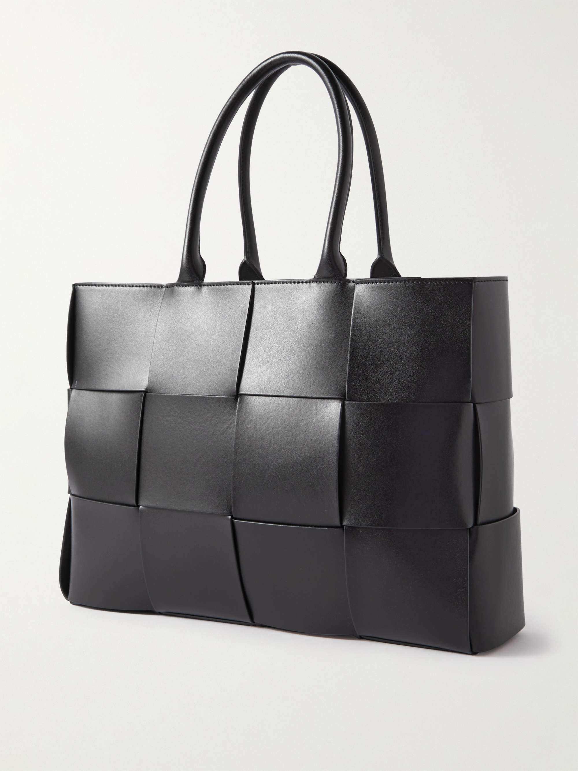 BOTTEGA VENETA Intrecciato Leather Tote Bag for Men