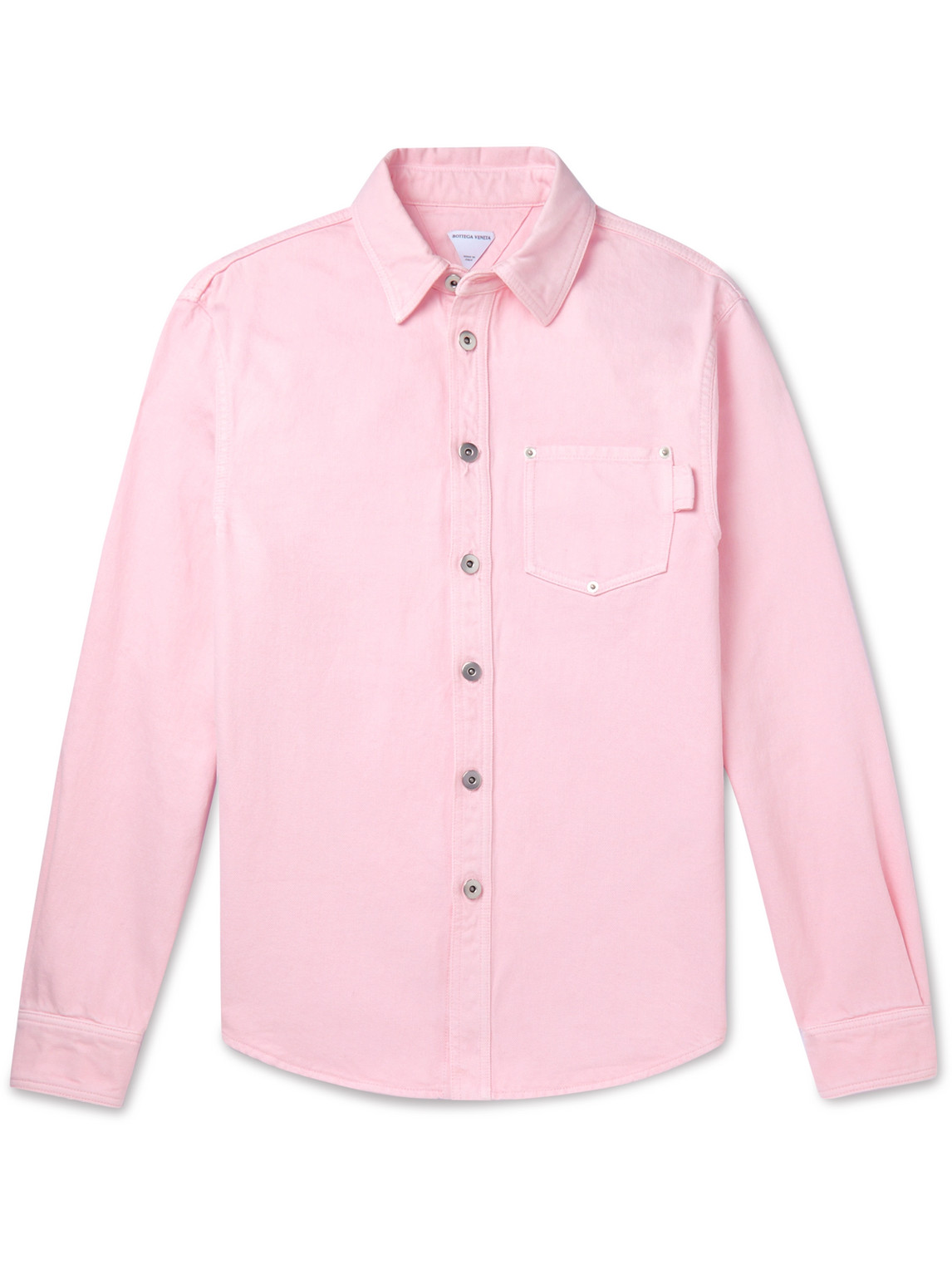 Bottega Veneta Denim Shirt In Pink
