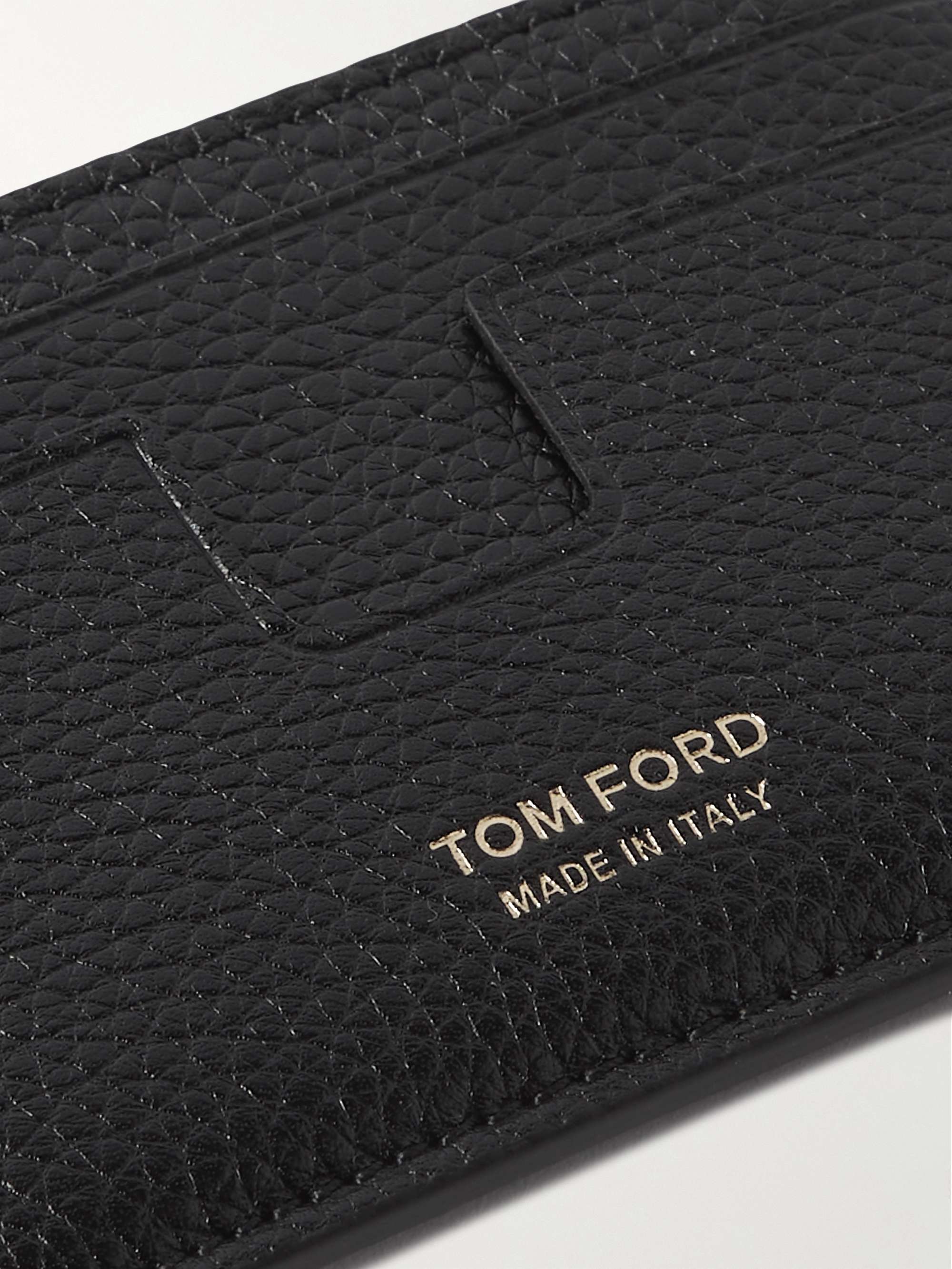 TOM FORD Full-Grain Leather Cardholder