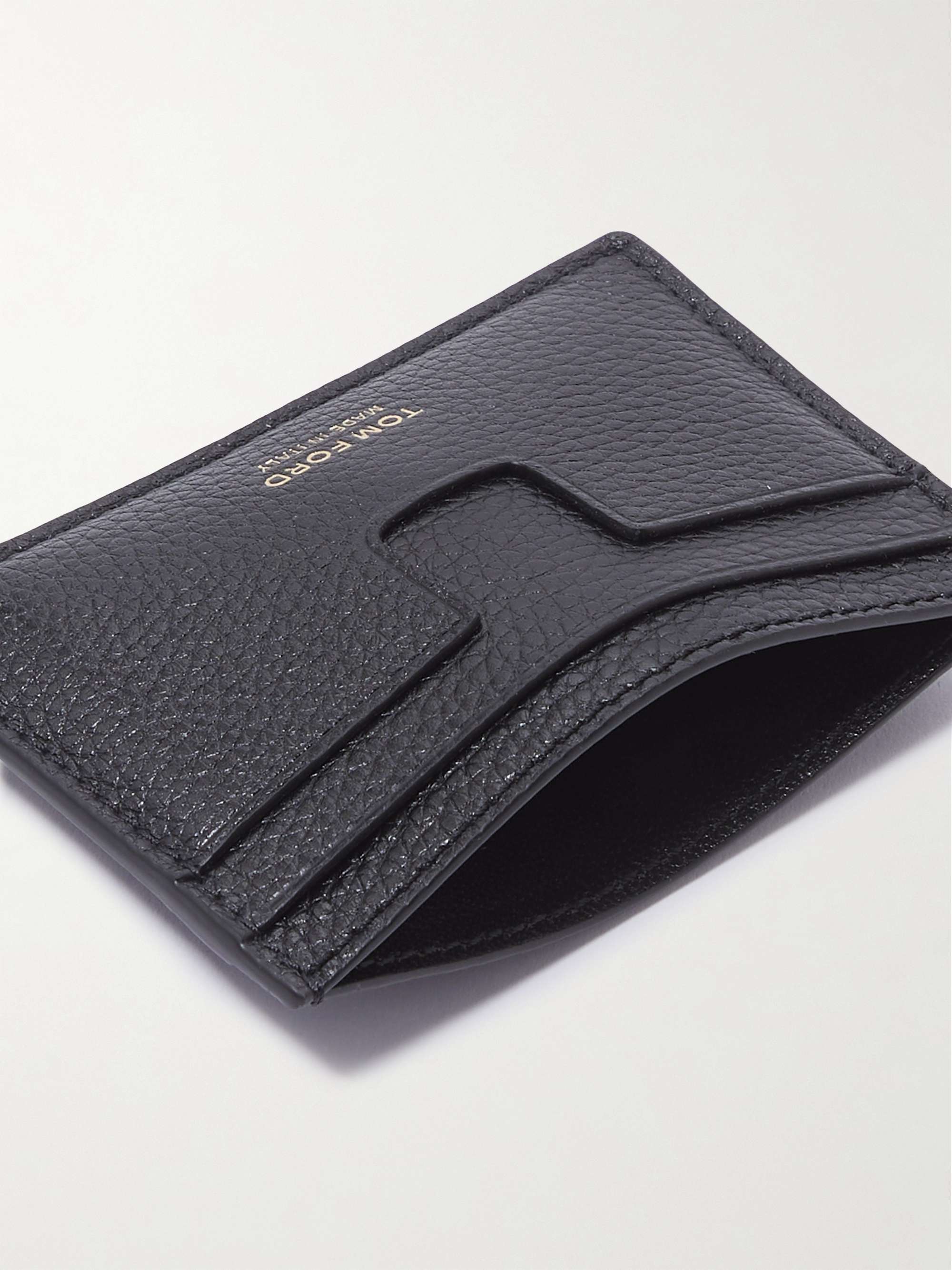 TOM FORD Full-Grain Leather Cardholder