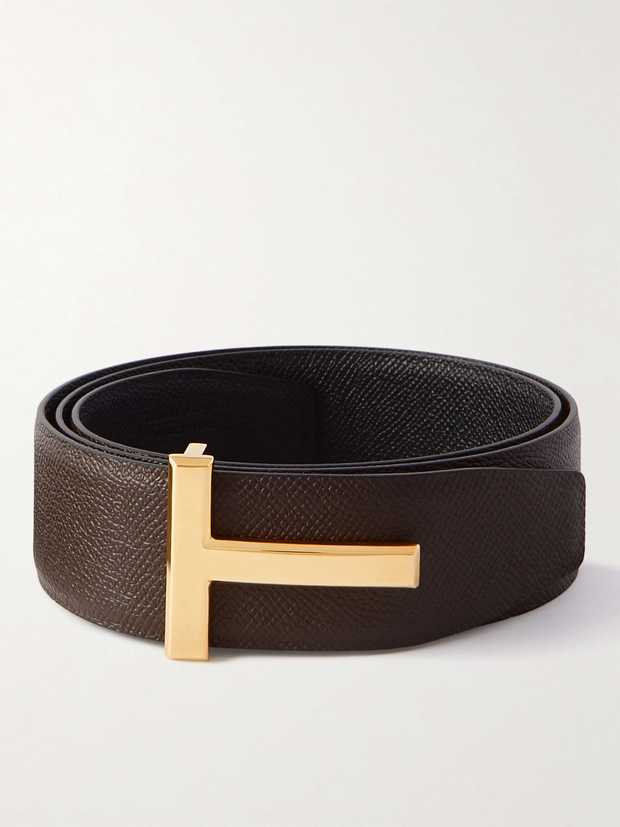 TOM FORD 4cm Reversible Full-Grain Leather Belt for Men | MR PORTER