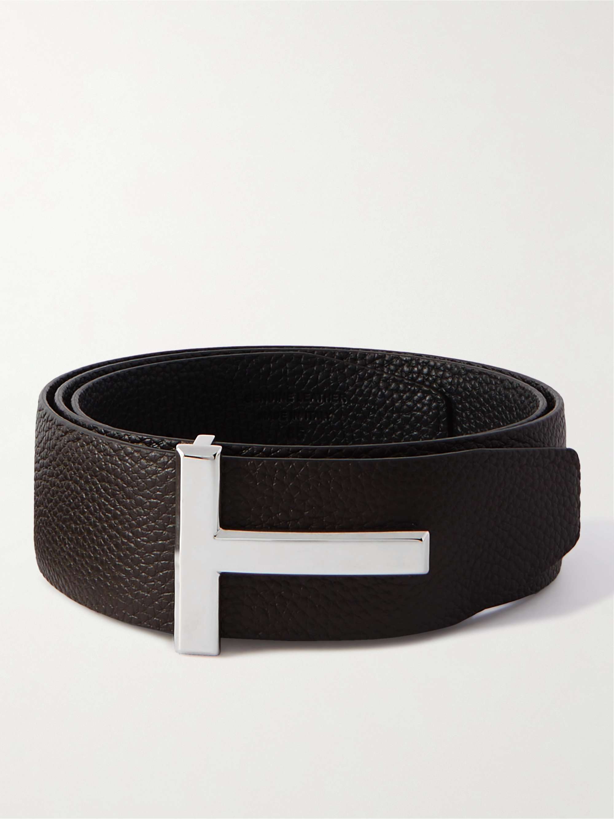 TOM FORD 4cm Reversible Full-Grain Leather Belt for Men | MR PORTER
