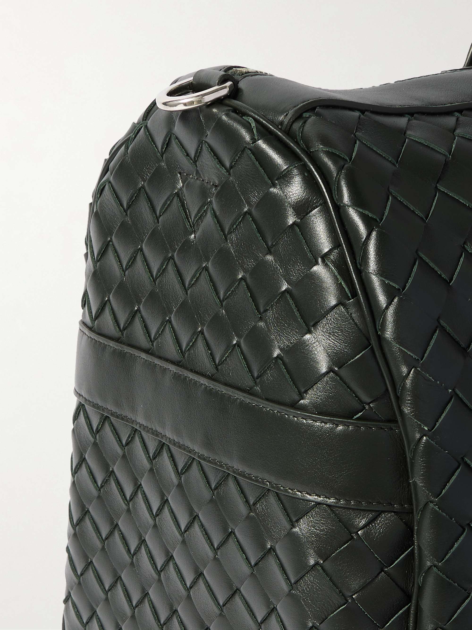 BOTTEGA VENETA 인트레치아토 가죽 더플 백