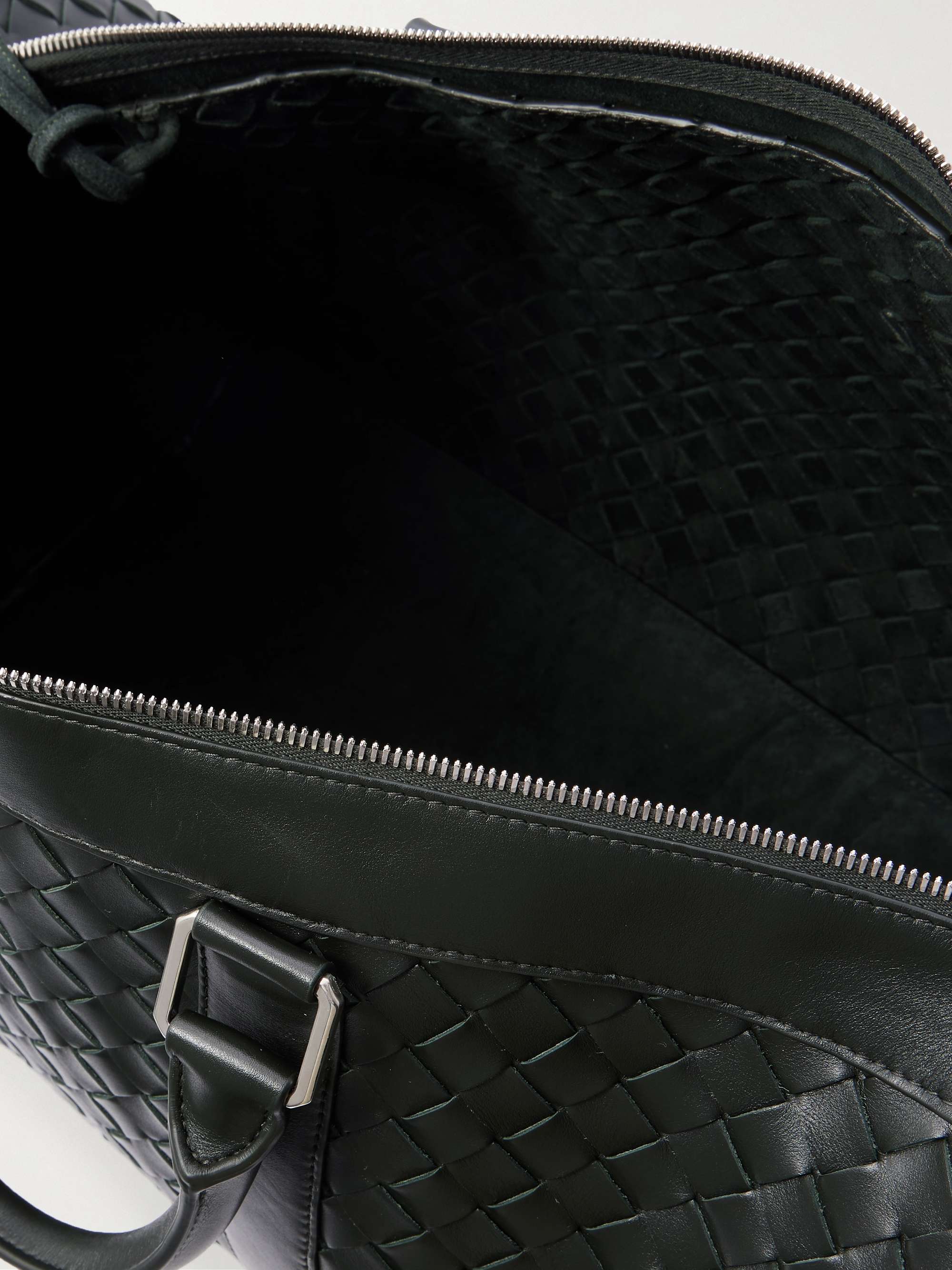 BOTTEGA VENETA 인트레치아토 가죽 더플 백
