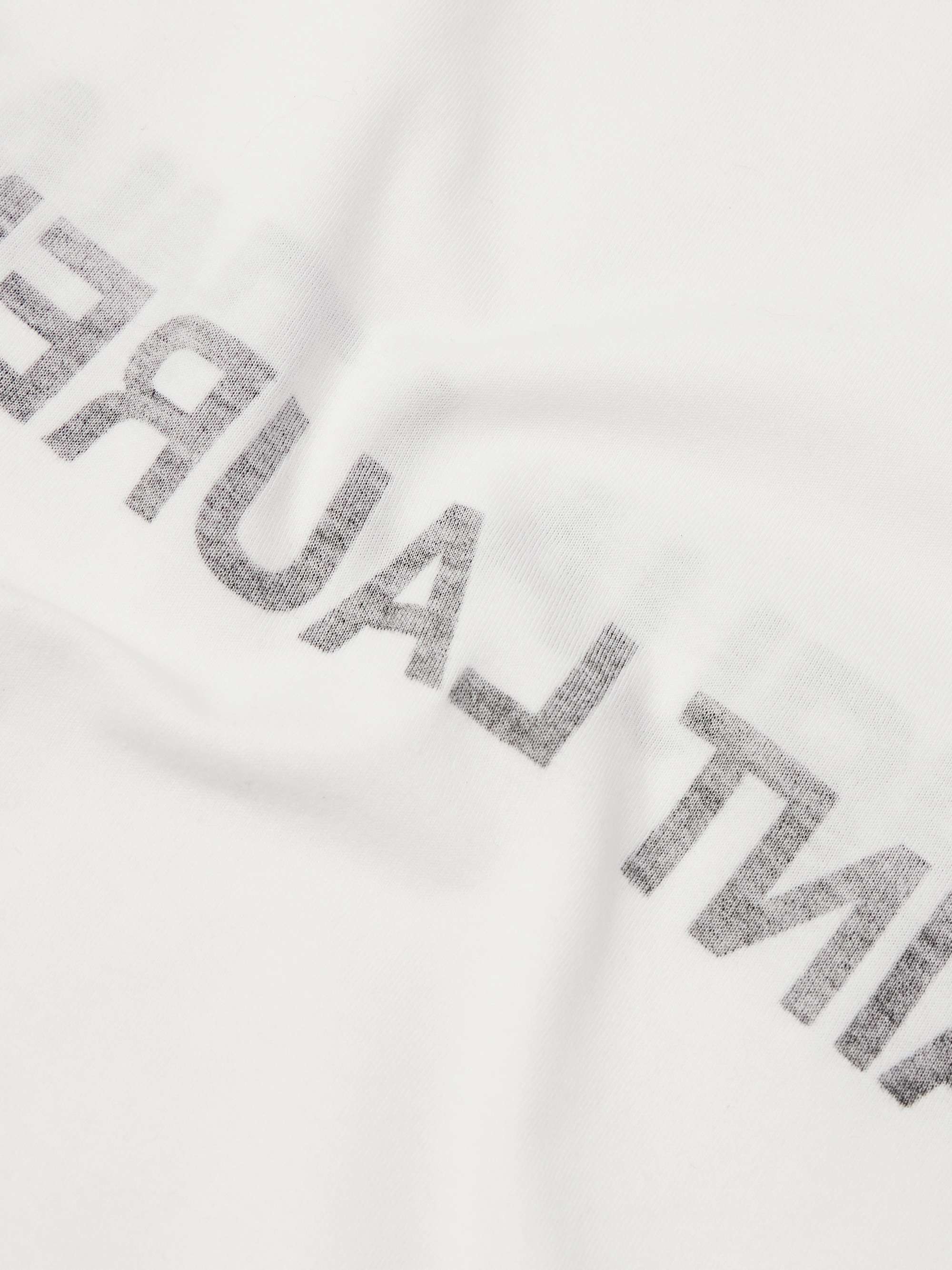SAINT LAURENT Logo-Print Cotton-Jersey T-Shirt