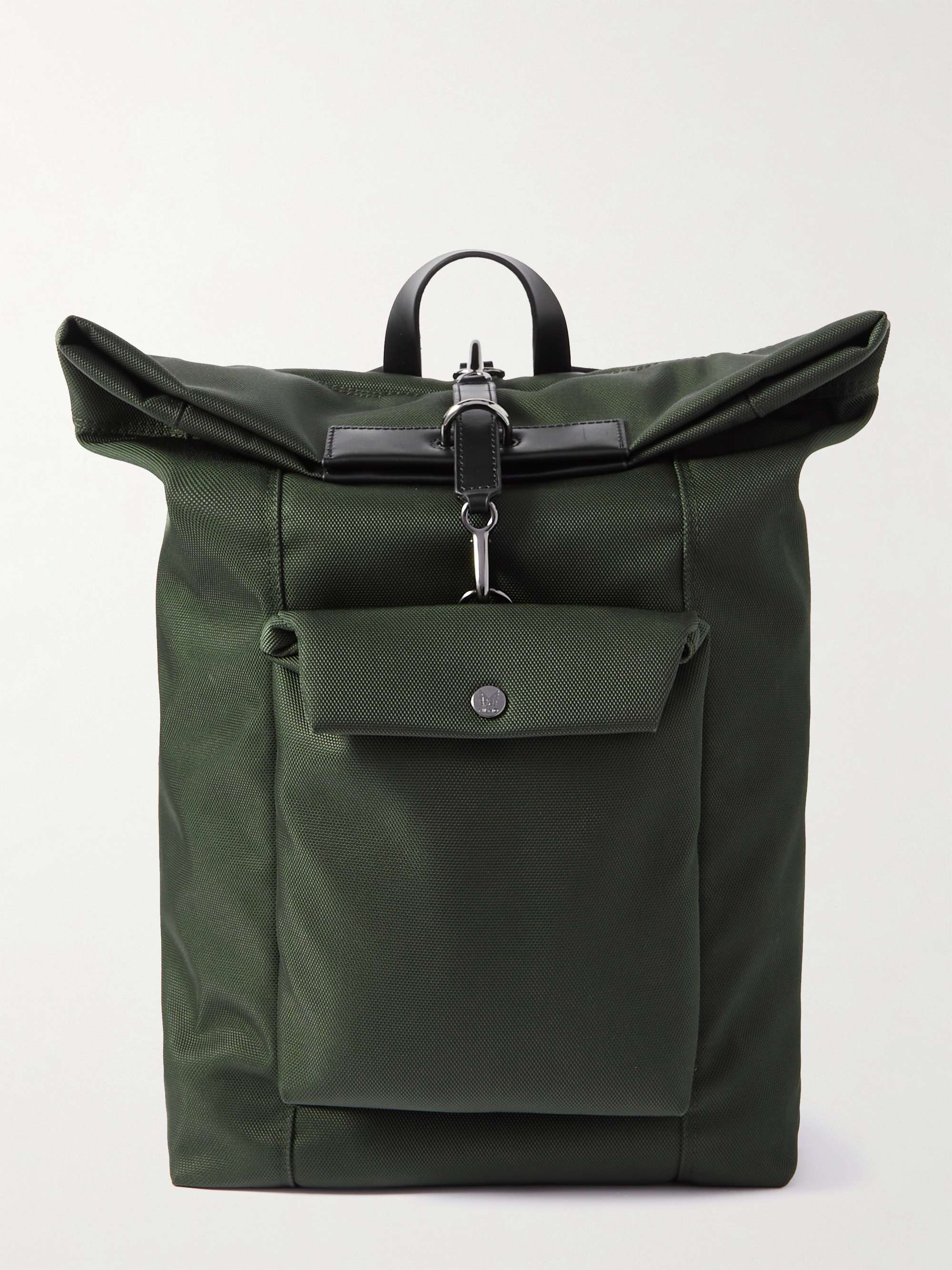 MISMO M/S Escape Leather-Trimmed Ballistic Nylon Backpack for Men | MR ...
