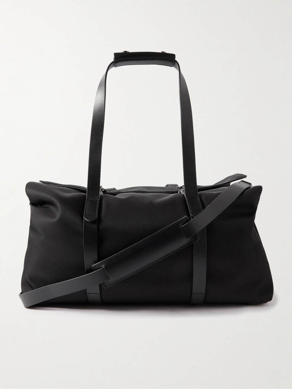 Mismo M/s Supply Leather-trimmed Canvas Weekend Bag