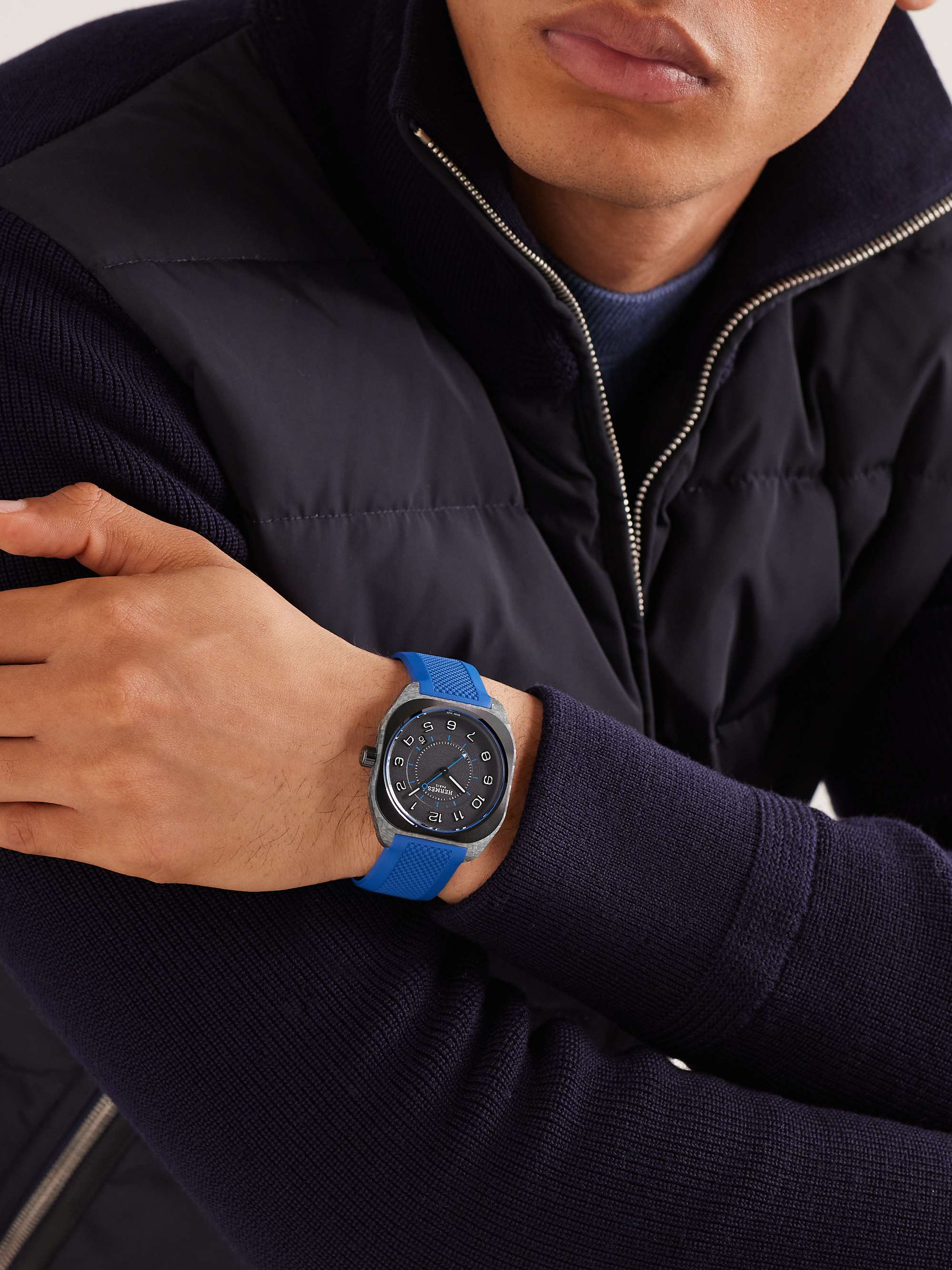 HERMÈS TIMEPIECES Slim d'Hermès Acier Automatic 39.5mm Stainless