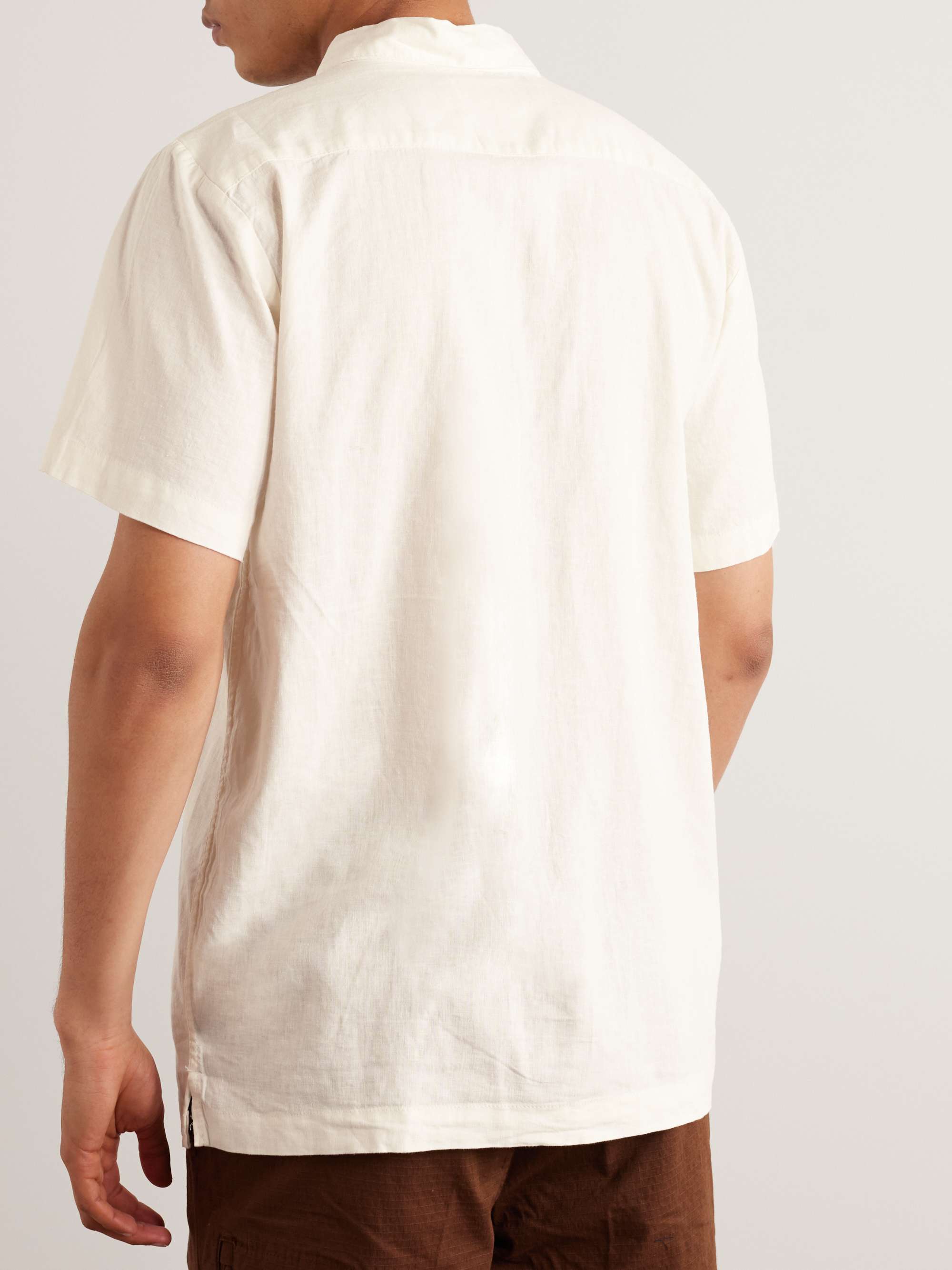 ONIA Stretch Linen-Blend Shirt