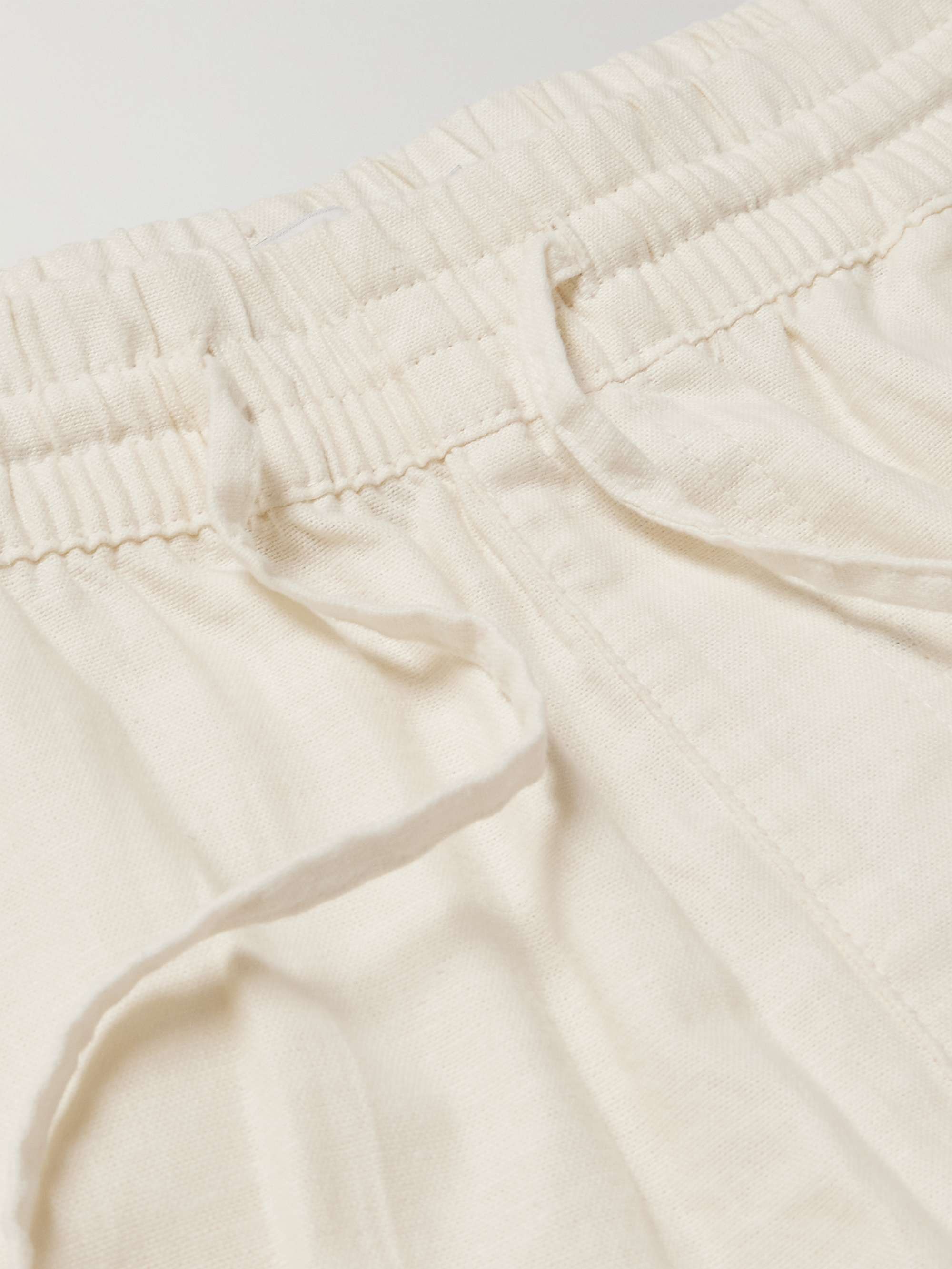 ONIA Straight-Leg Linen-Blend Cargo Shorts