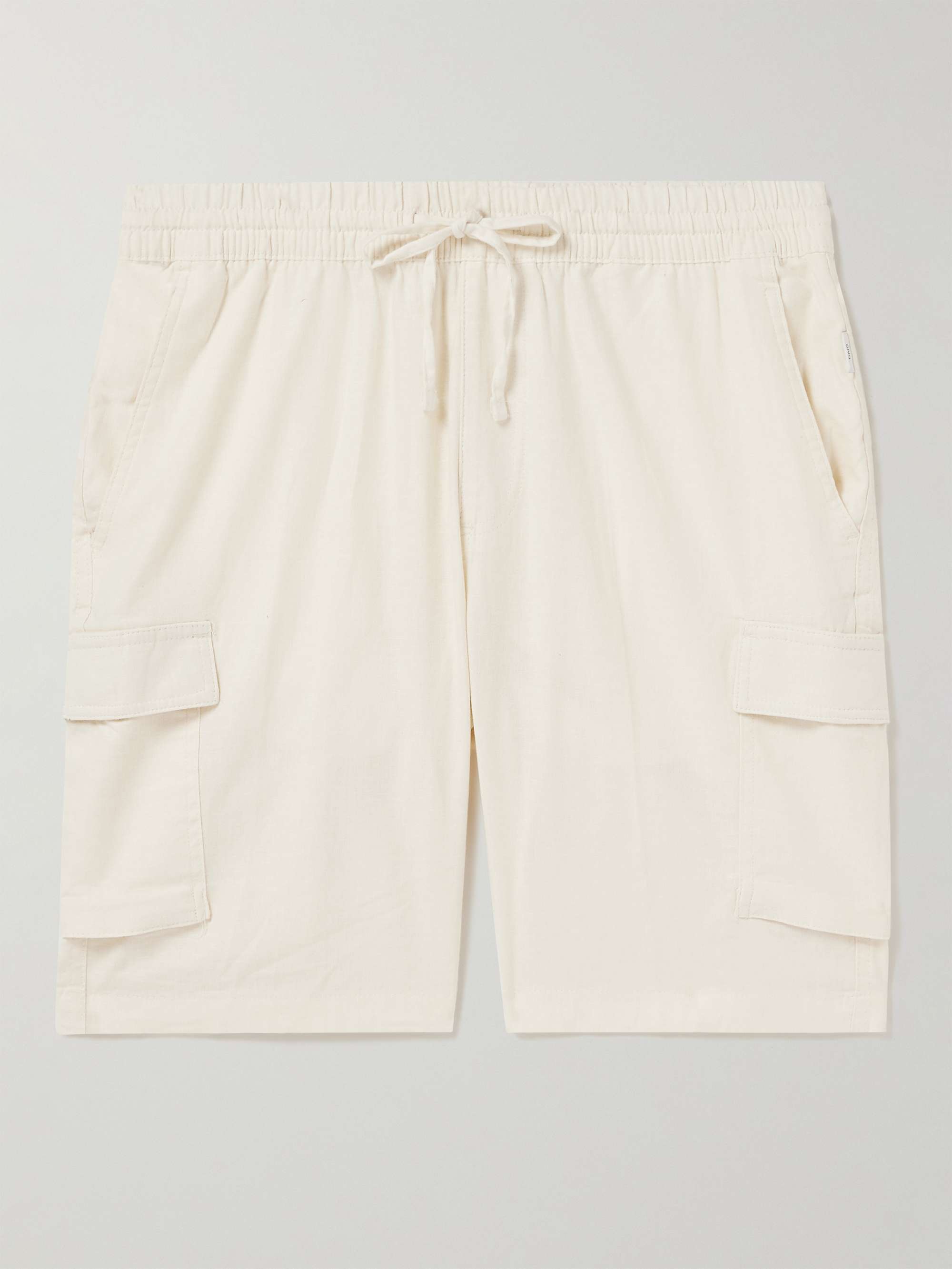 ONIA Straight-Leg Linen-Blend Cargo Shorts