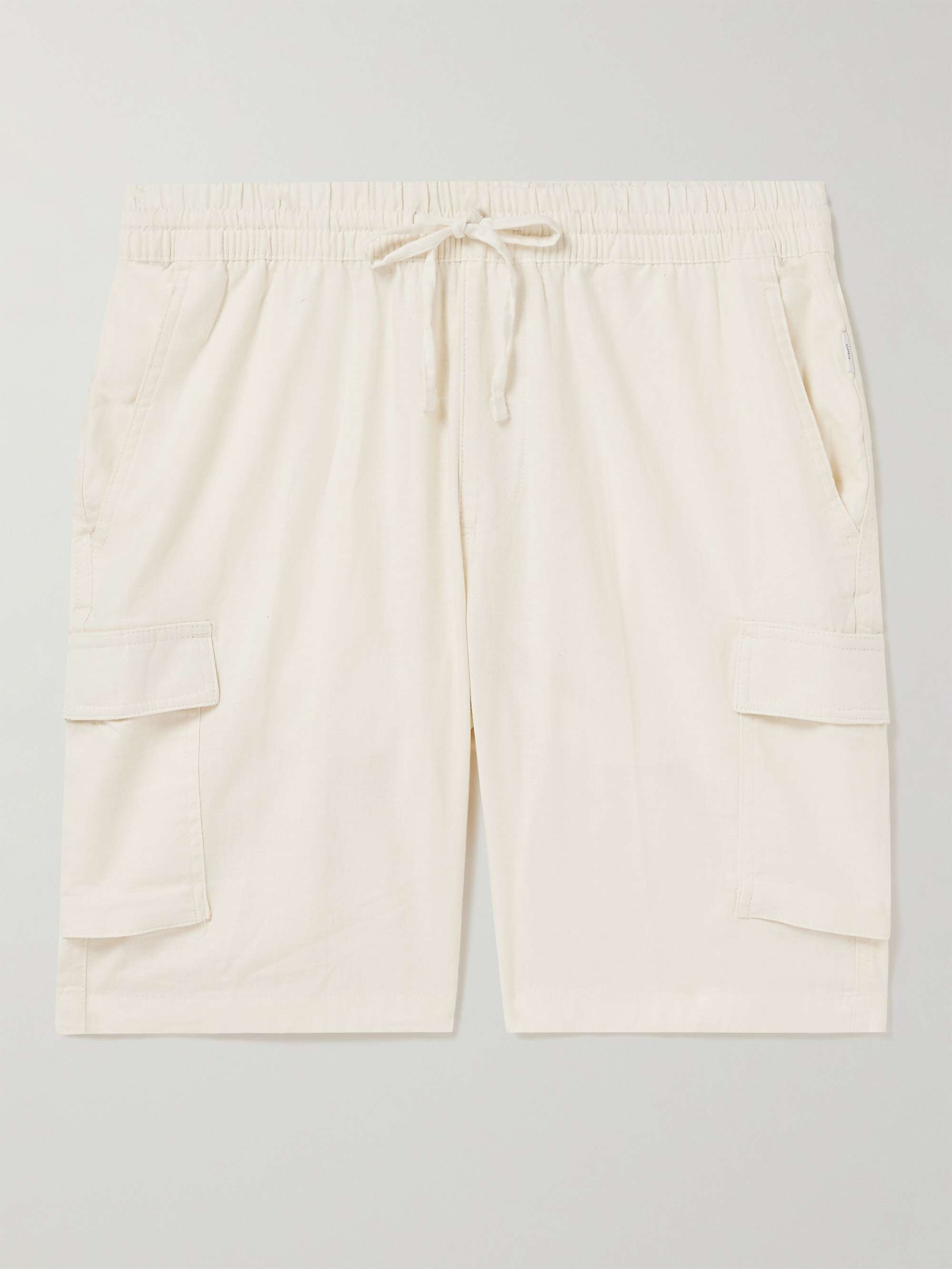 Linen Cargo Shorts