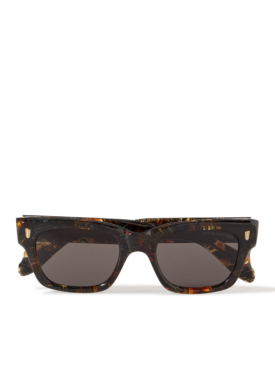 Cutler And Gross 1391 Square-frame Tortoiseshell Acetate Sunglasses In Black