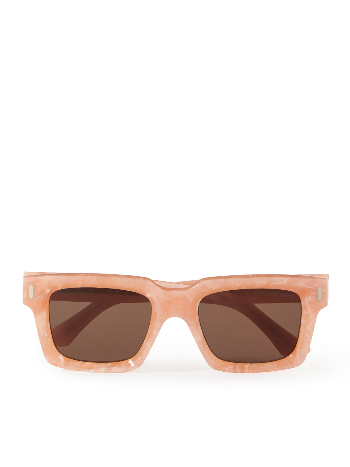 Cutler And Gross 1386 Square-frame Acetate Sunglasses In Orange