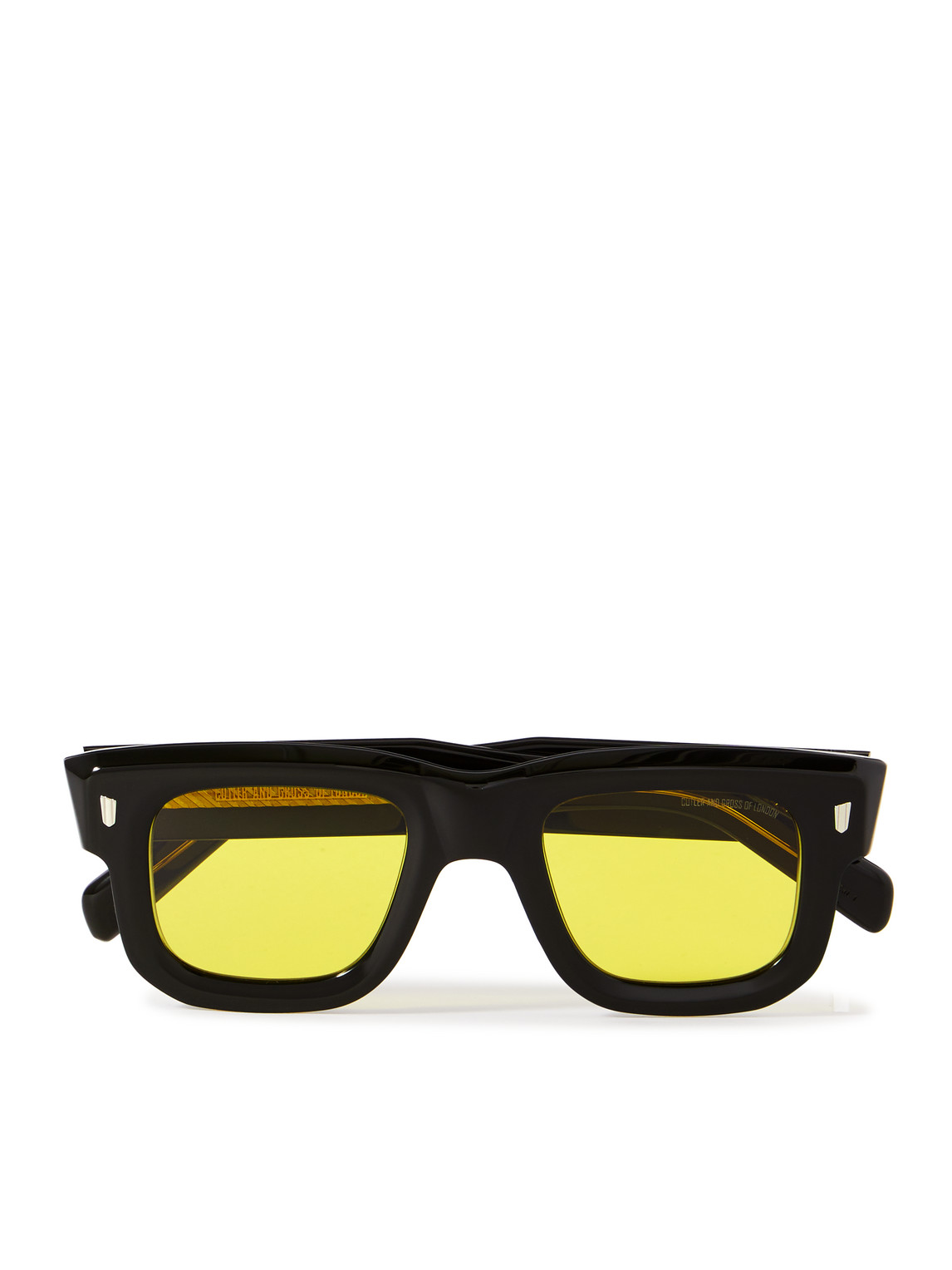 Cutler And Gross 1402 Square-frame Acetate Sunglasses In Black