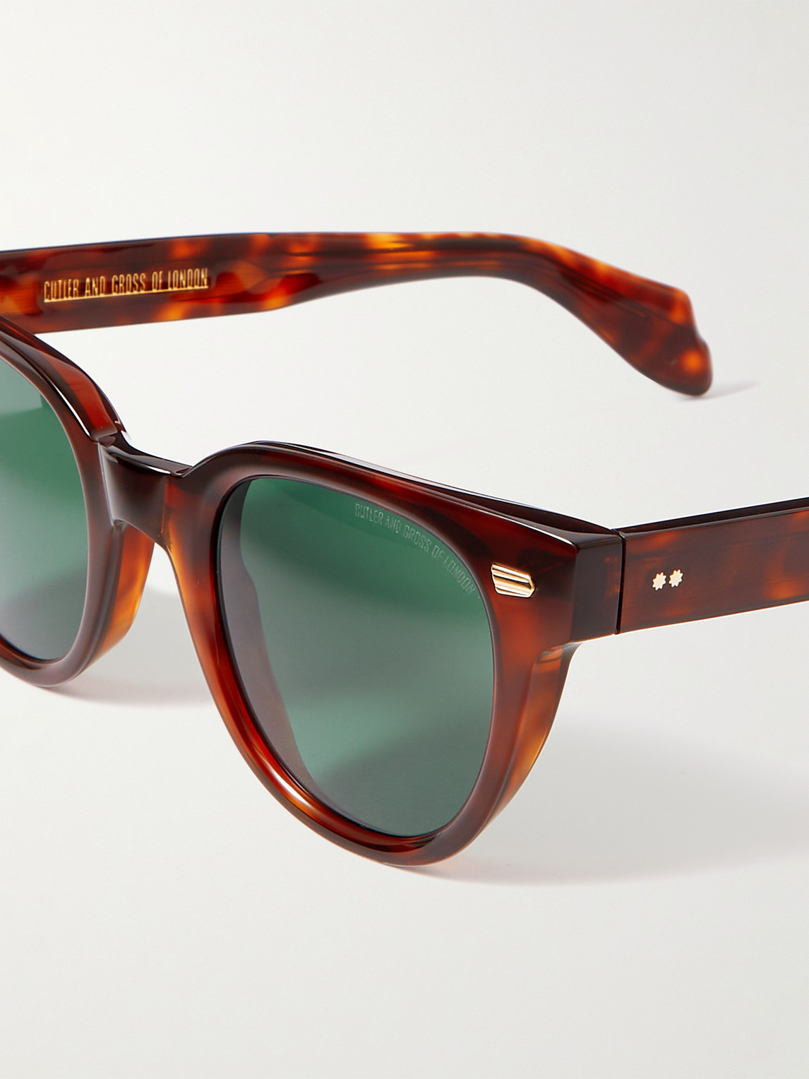Cutler And Gross 1392 Round-frame Tortoiseshell Acetate Sunglasses In Tortoiseshell