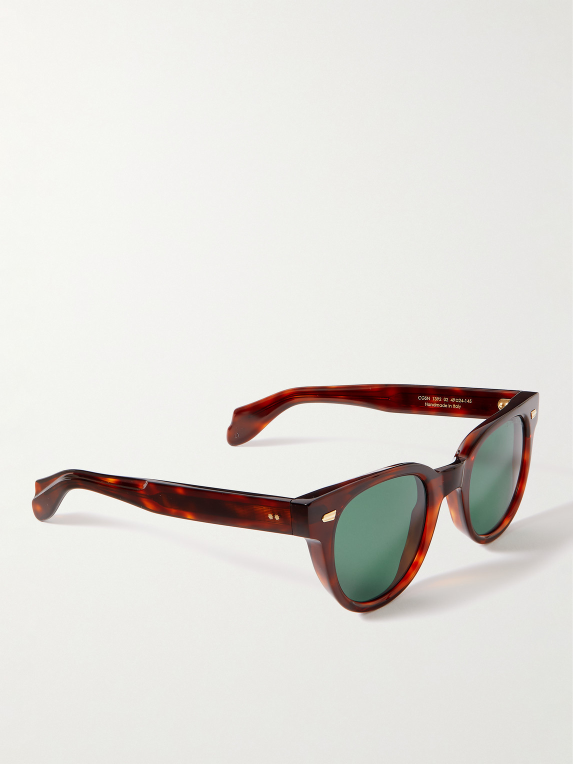 Cutler And Gross 1392 Round-frame Tortoiseshell Acetate Sunglasses In Tortoiseshell