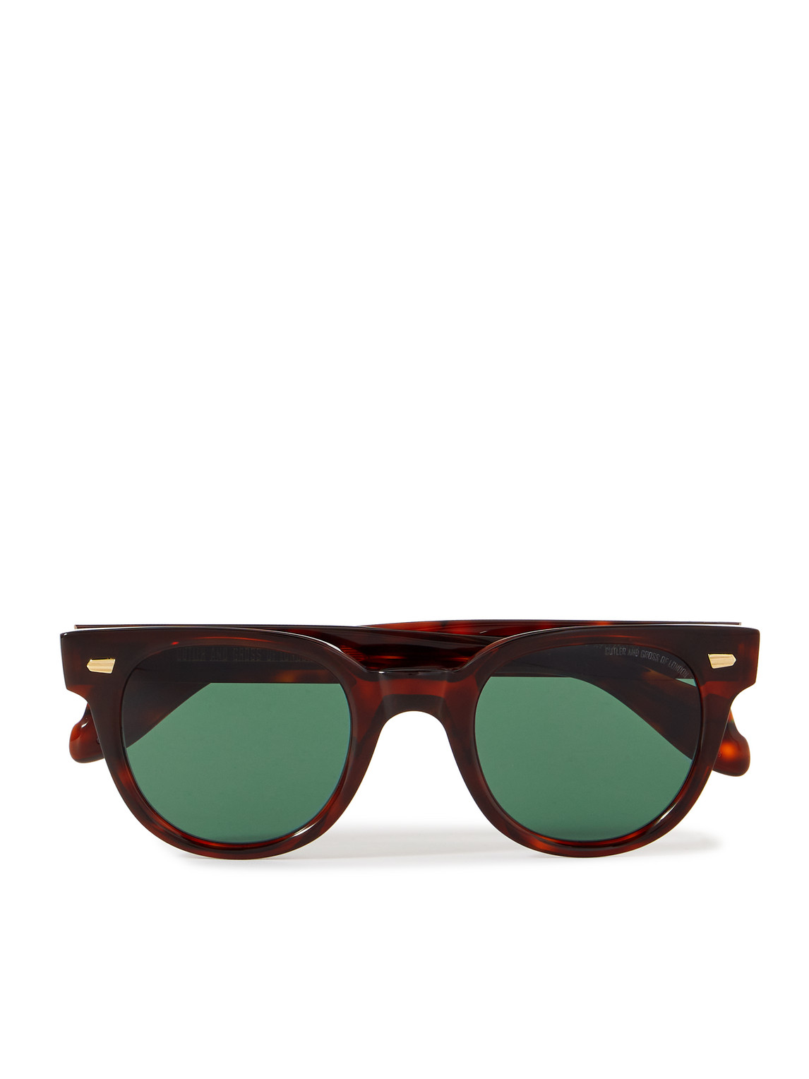 Cutler And Gross 1392 Round-frame Tortoiseshell Acetate Sunglasses
