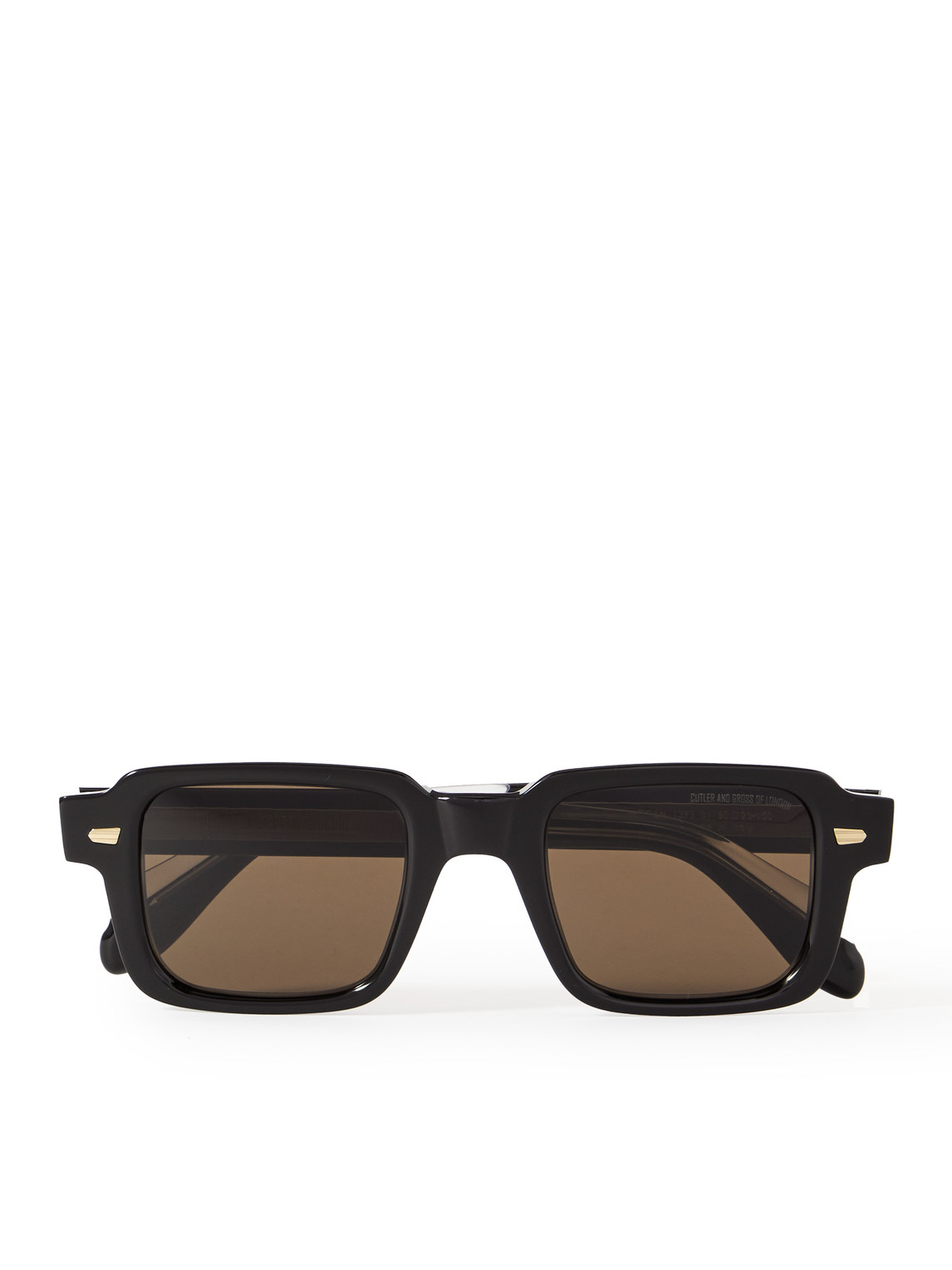 CUTLER AND GROSS 1393 SQUARE-FRAME ACETATE SUNGLASSES