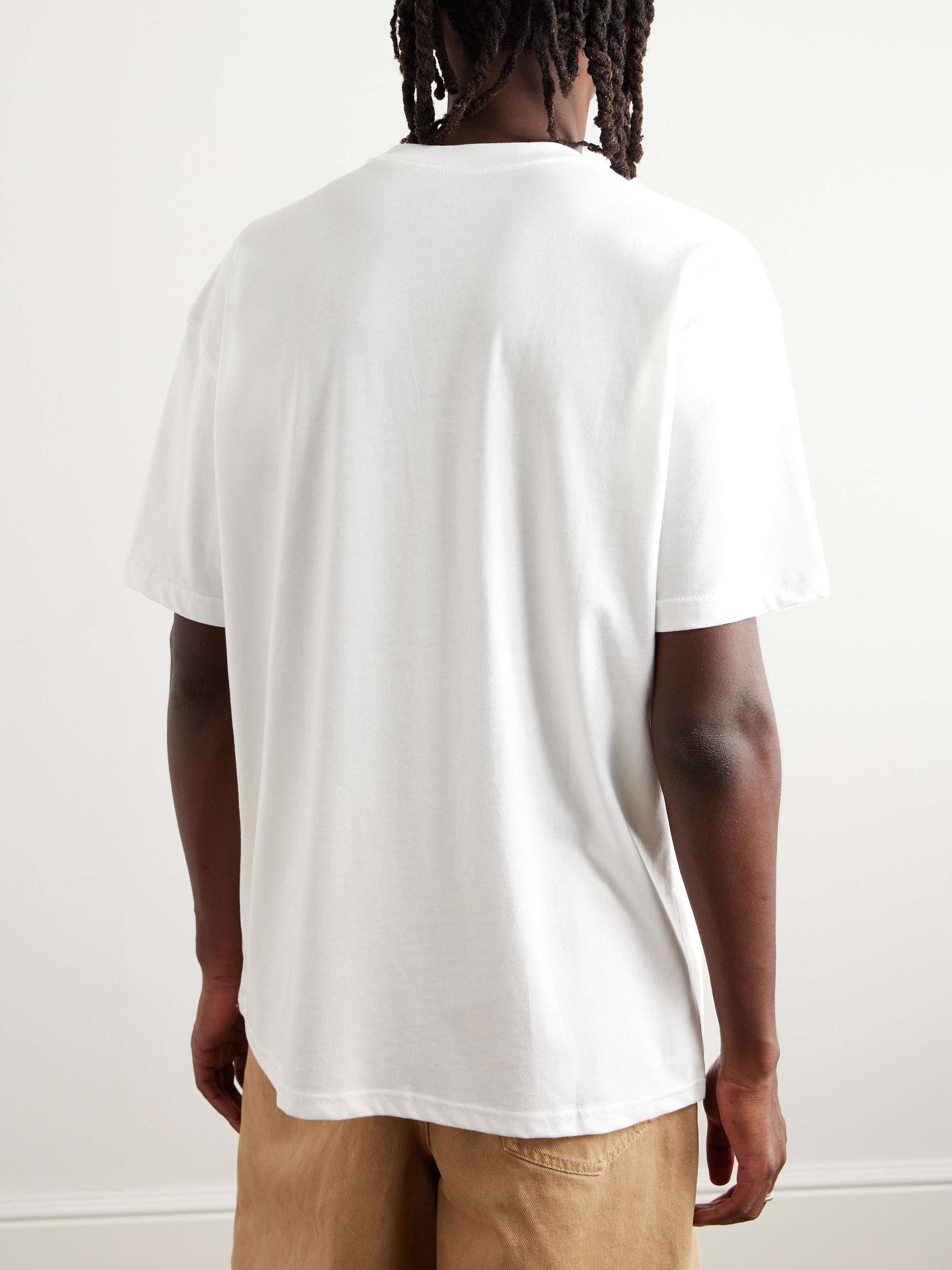 NIKE Logo-Print Cotton-Jersey T-Shirt for Men | MR PORTER