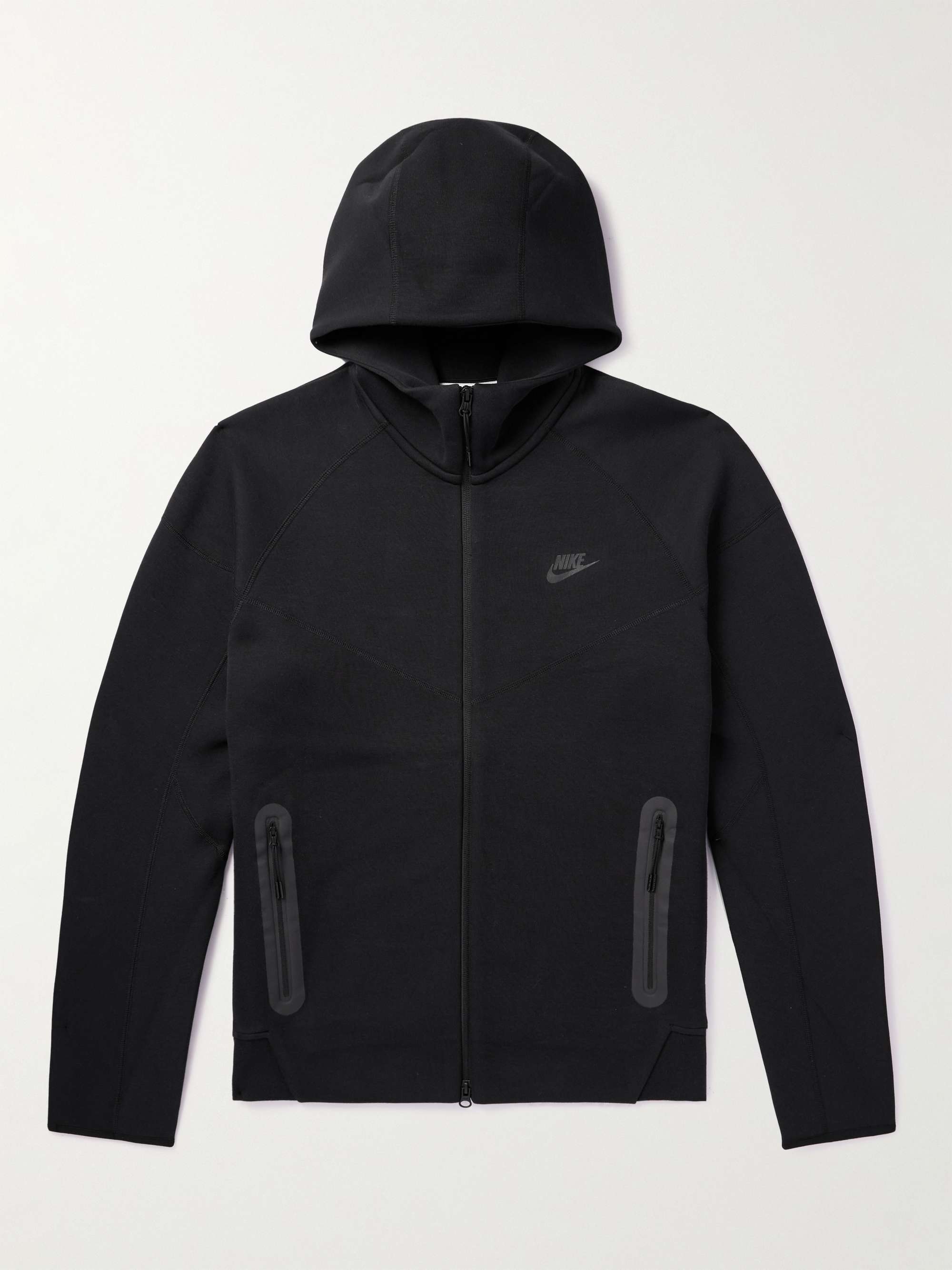 NIKE Logo-Print Cotton-Blend Tech Fleece Zip-Up Hoodie for Men | MR PORTER