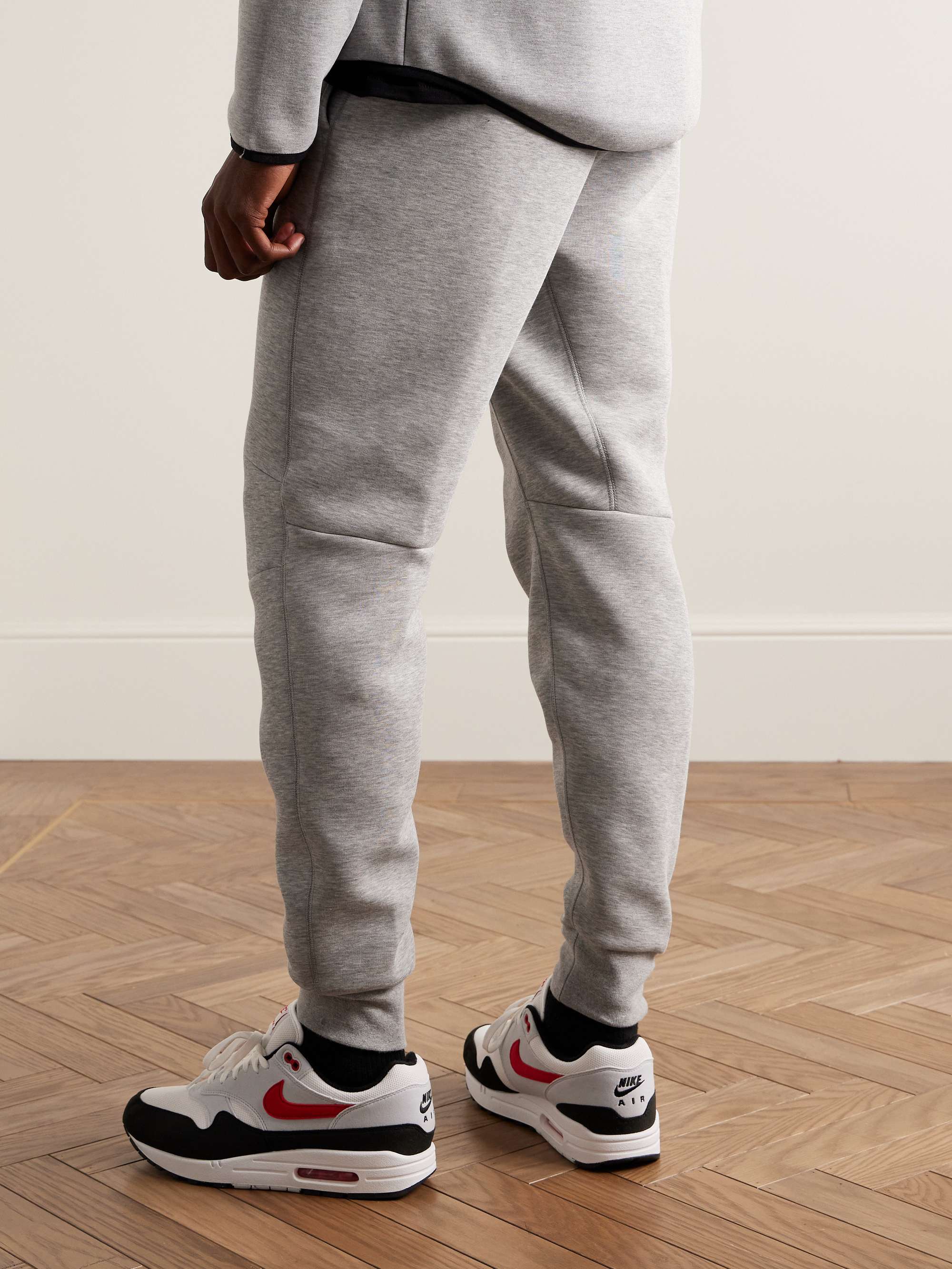 NIKE Tapered Cotton-Blend Tech Fleece Sweatpants for Men | MR PORTER