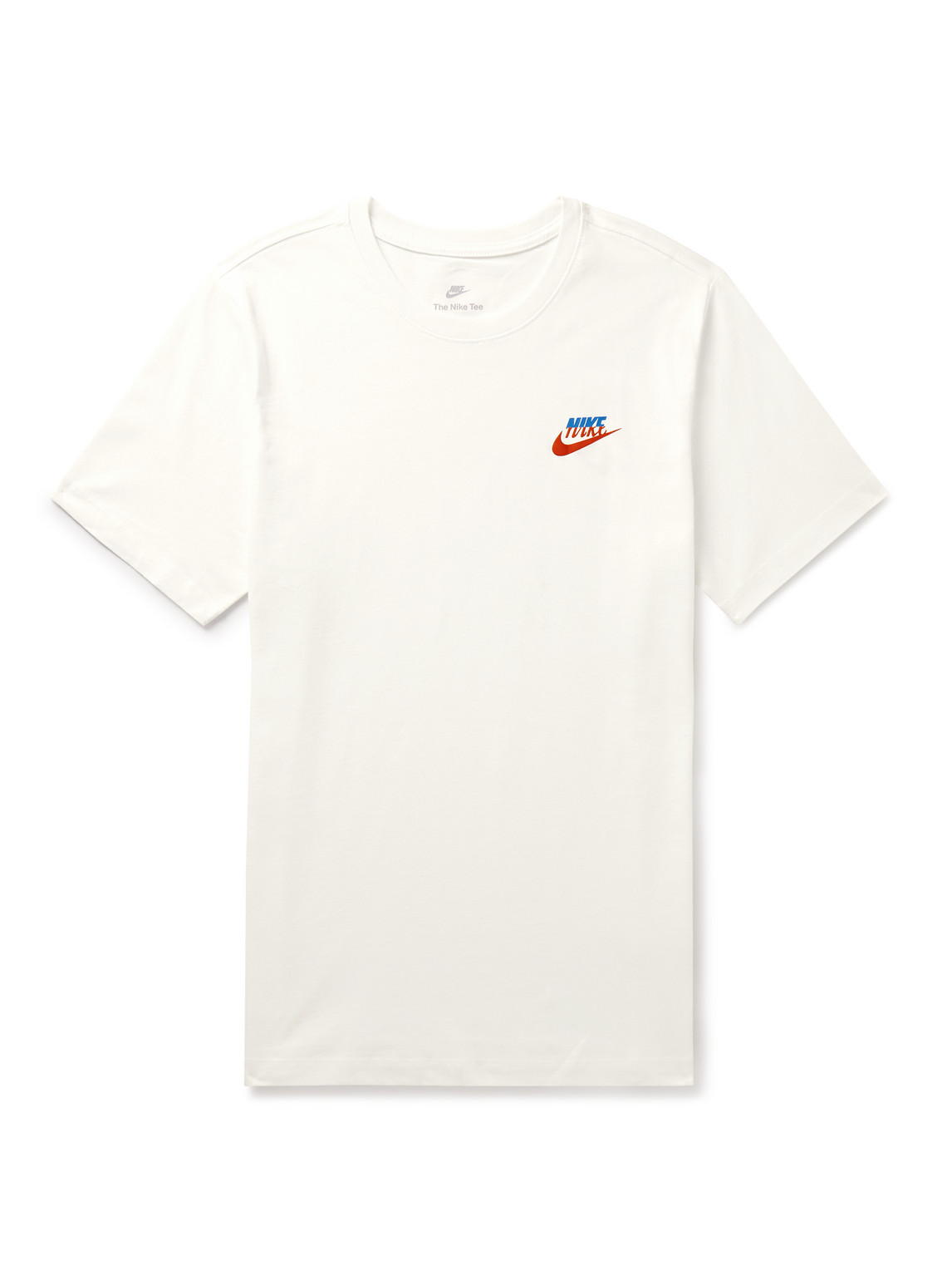 Nike Sportswear Connect 1 Logo-print Cotton-jersey T-shirt In White
