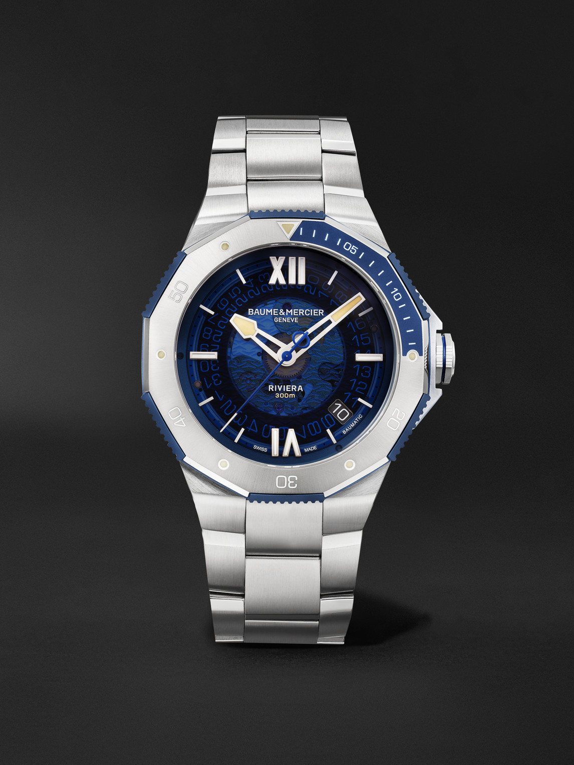 Baume & Mercier Riviera 50th Anniversary Automatic 42mm Stainless Steel Watch, Ref. No. 10747 - Men