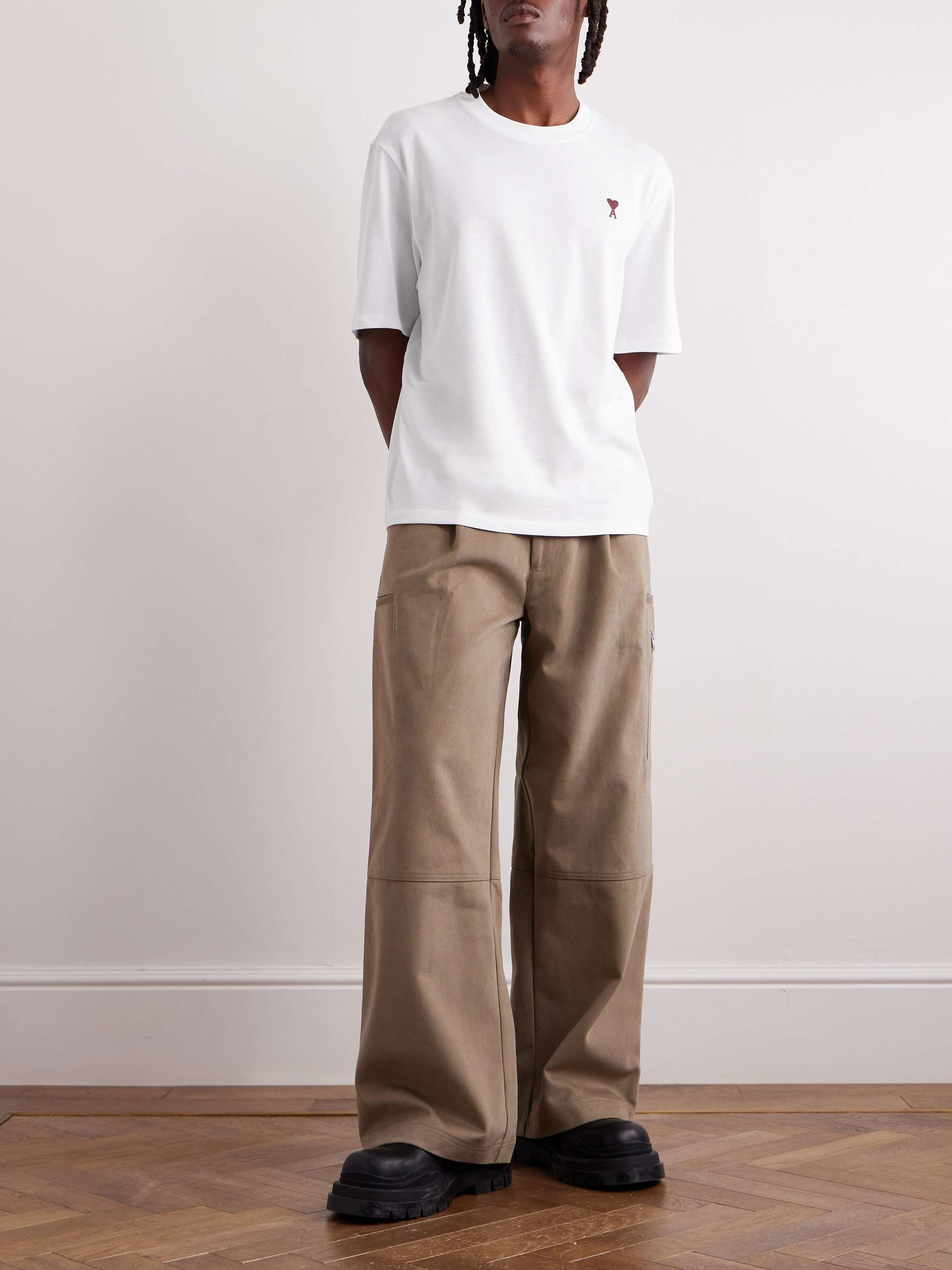 Pants AMI PARIS Men color Grey