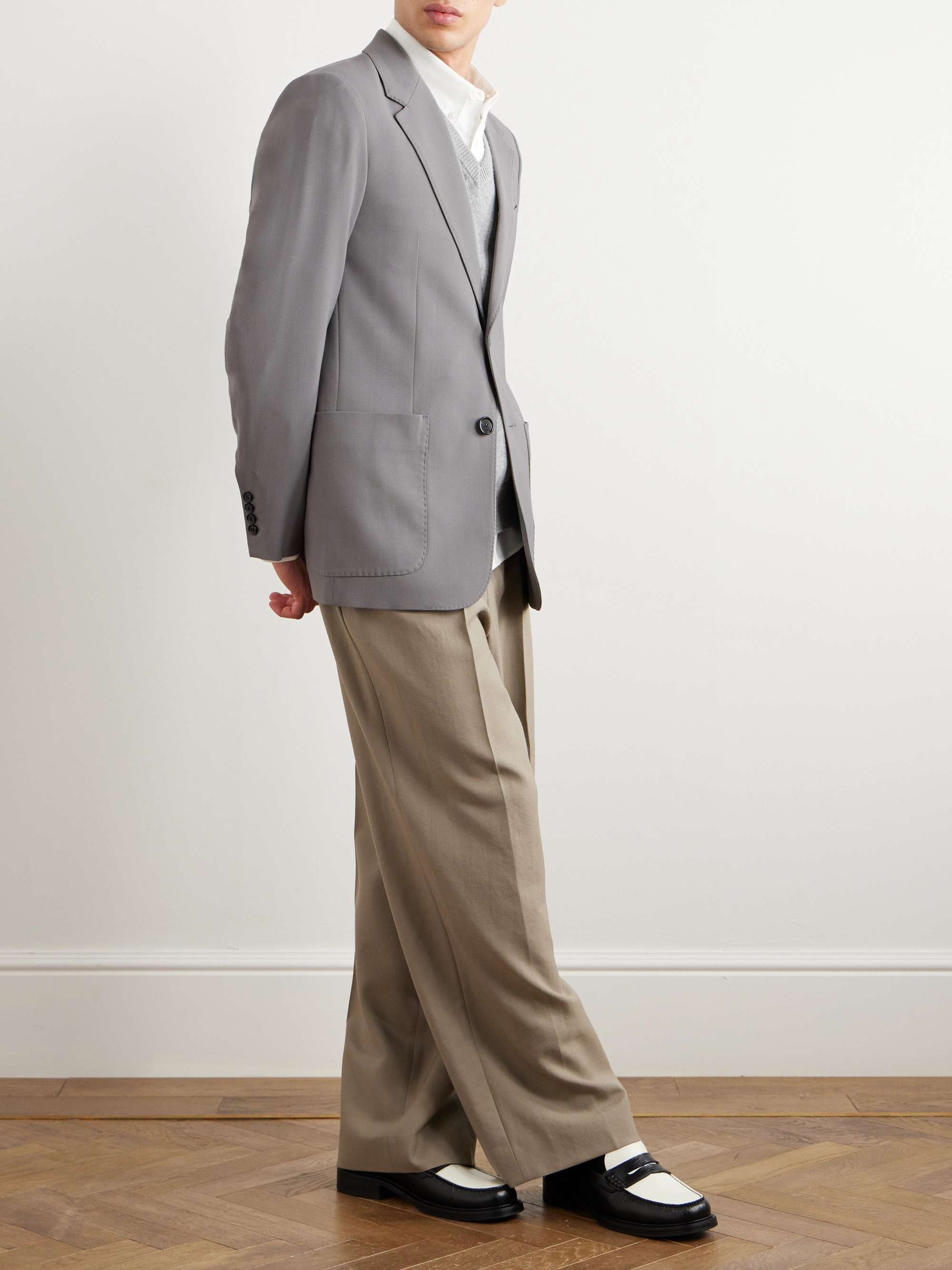 AMI PARIS Twill Blazer for Men MR PORTER