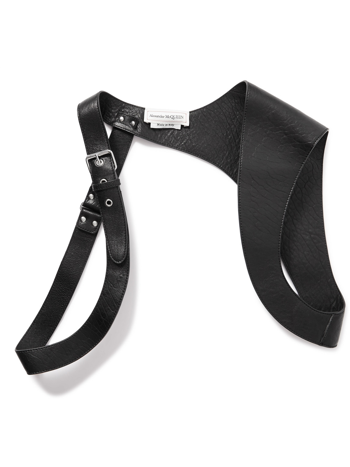 Alexander Mcqueen Leather Harness In Black | ModeSens