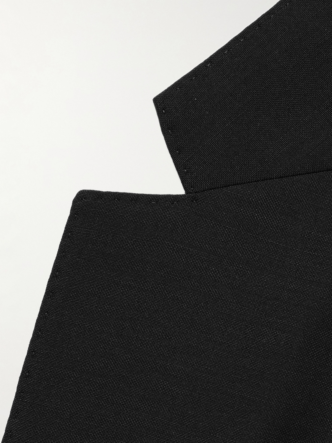 Alexander Mcqueen Wool And Mohair-blend Suit Jacket In Black