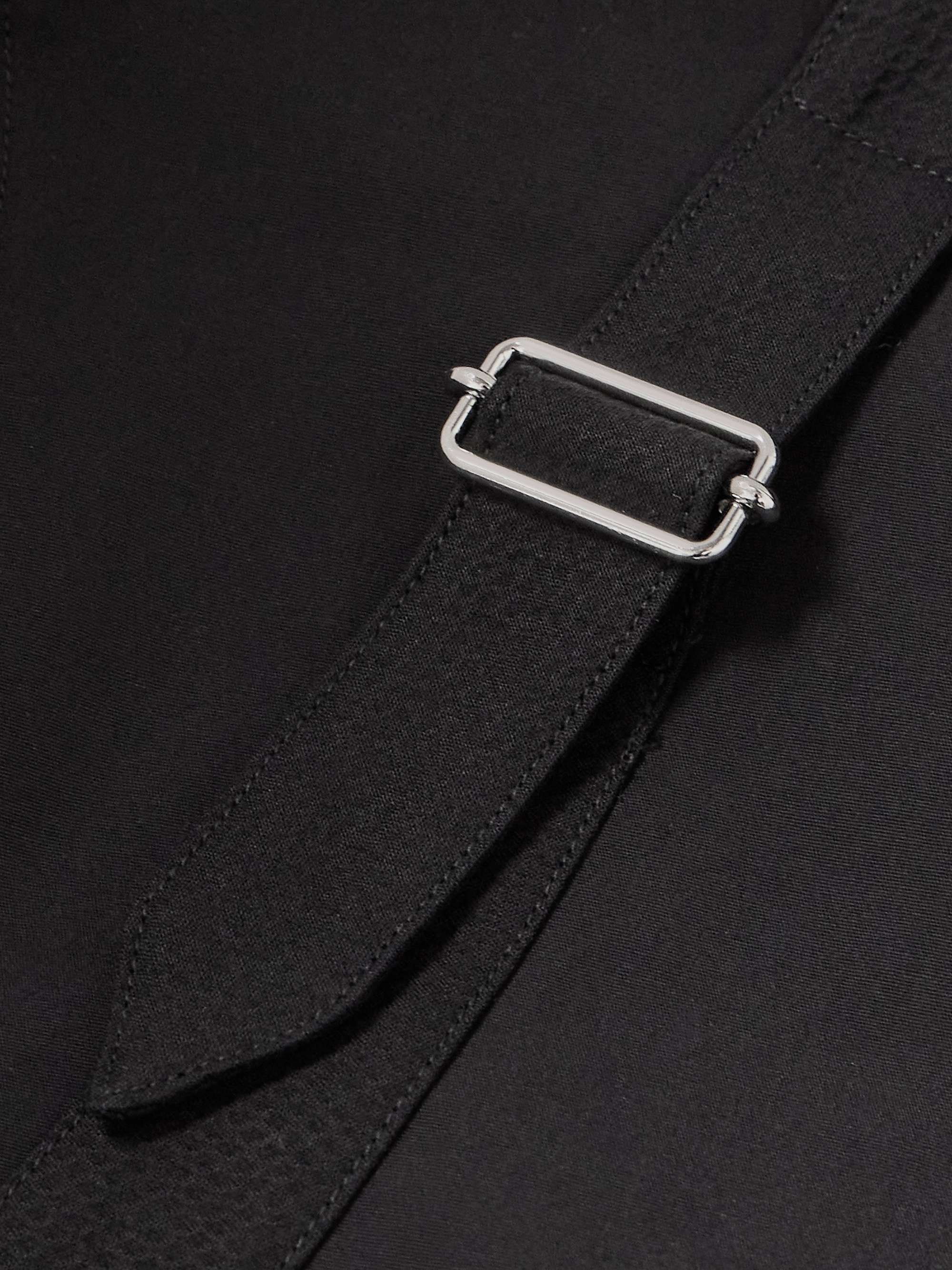 ALEXANDER MCQUEEN Slim-Fit Harness-Detailed Stretch-Cotton Shirt