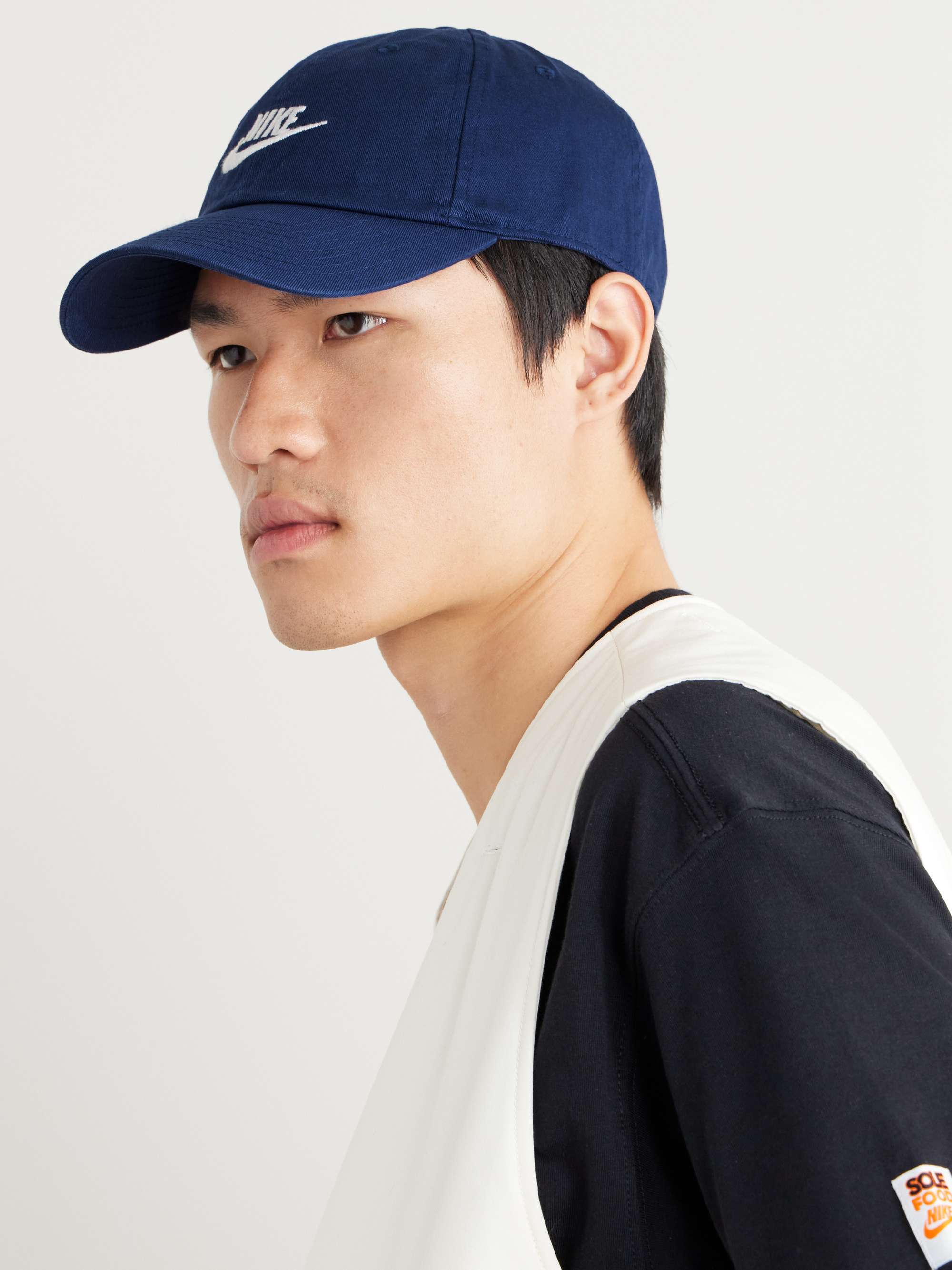 NIKE Club Logo-Embroidered Cotton-Twill Baseball Cap for Men | MR PORTER