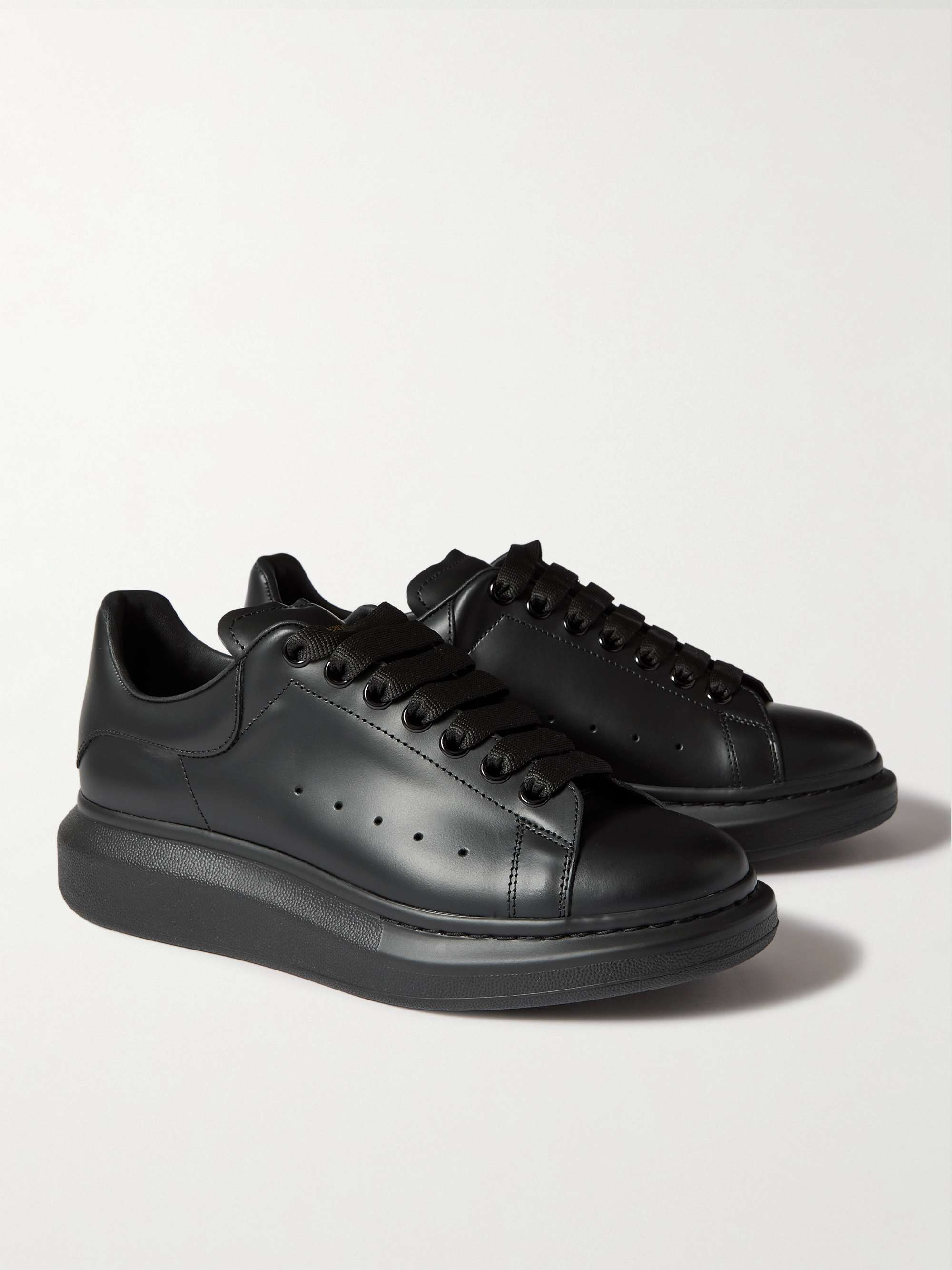 ALEXANDER MCQUEEN Exaggerated-Sole Studded Leather Sneakers for Men ...