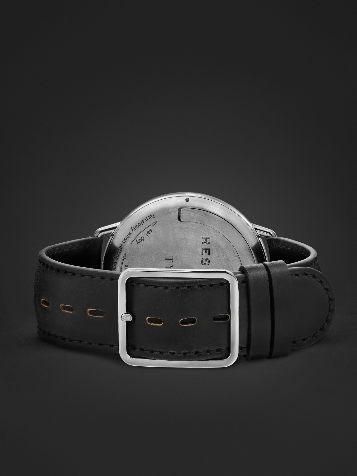 Type 1 Automatic 42.7mm Titanium and Leather Watch, Ref. No. TYPE 1B