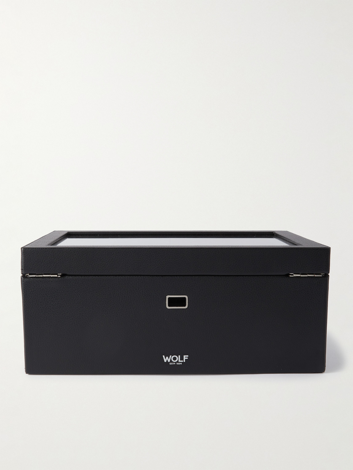  Wolf - Roadster Full-grain Vegan Leather Ten-piece Watch Box - Men - Black 