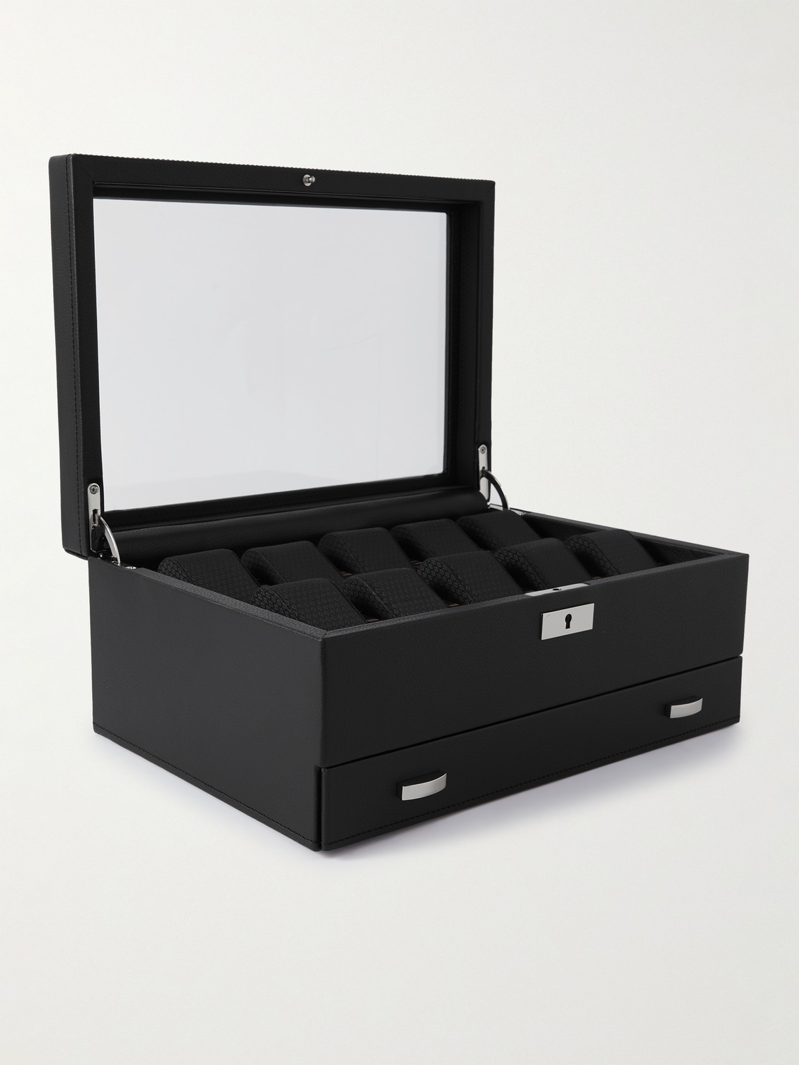 Roadster Full-Grain Vegan Leather Ten-Piece Watch Box — 2