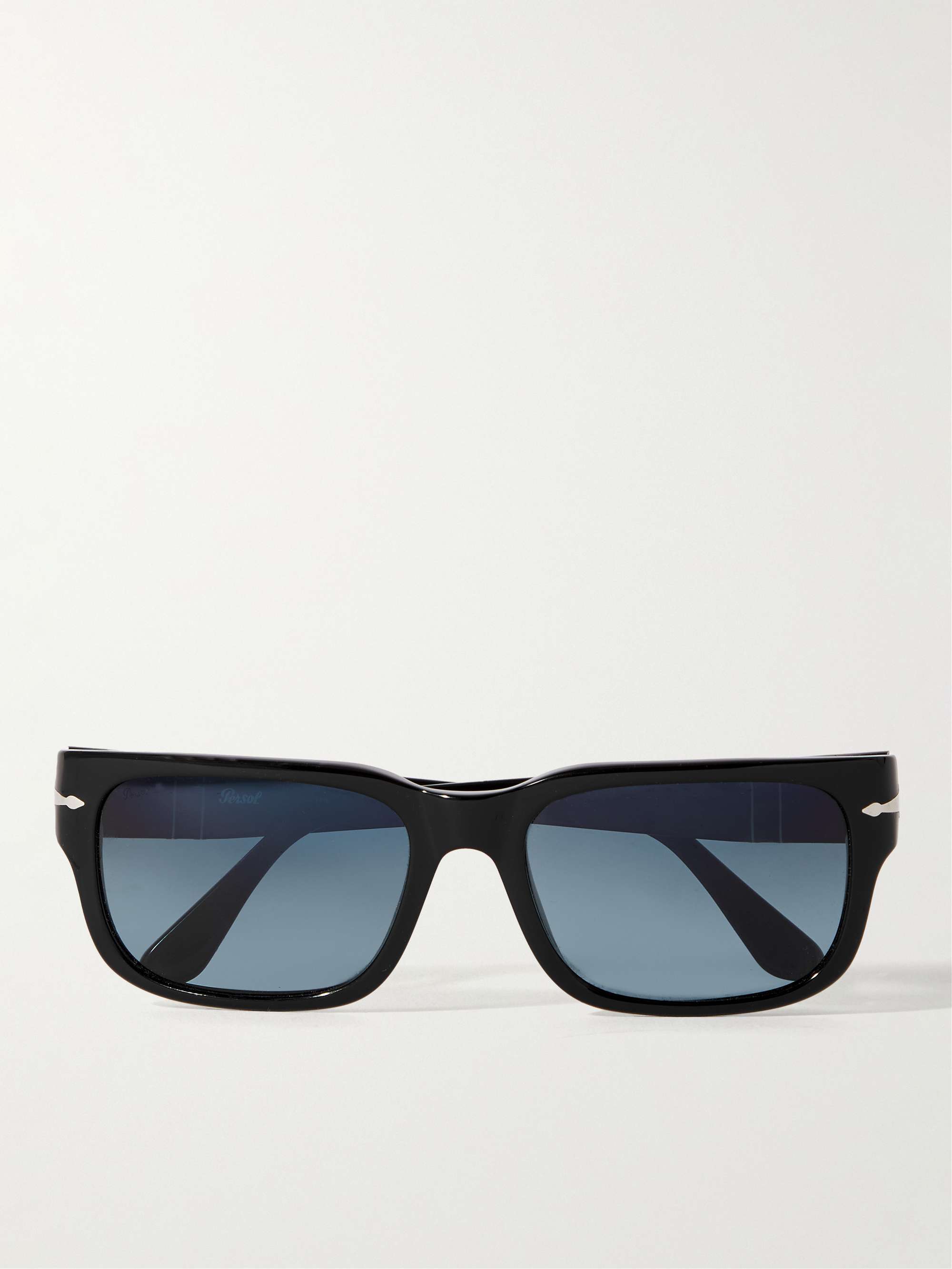 Persol Men's Square Sunglasses - Black